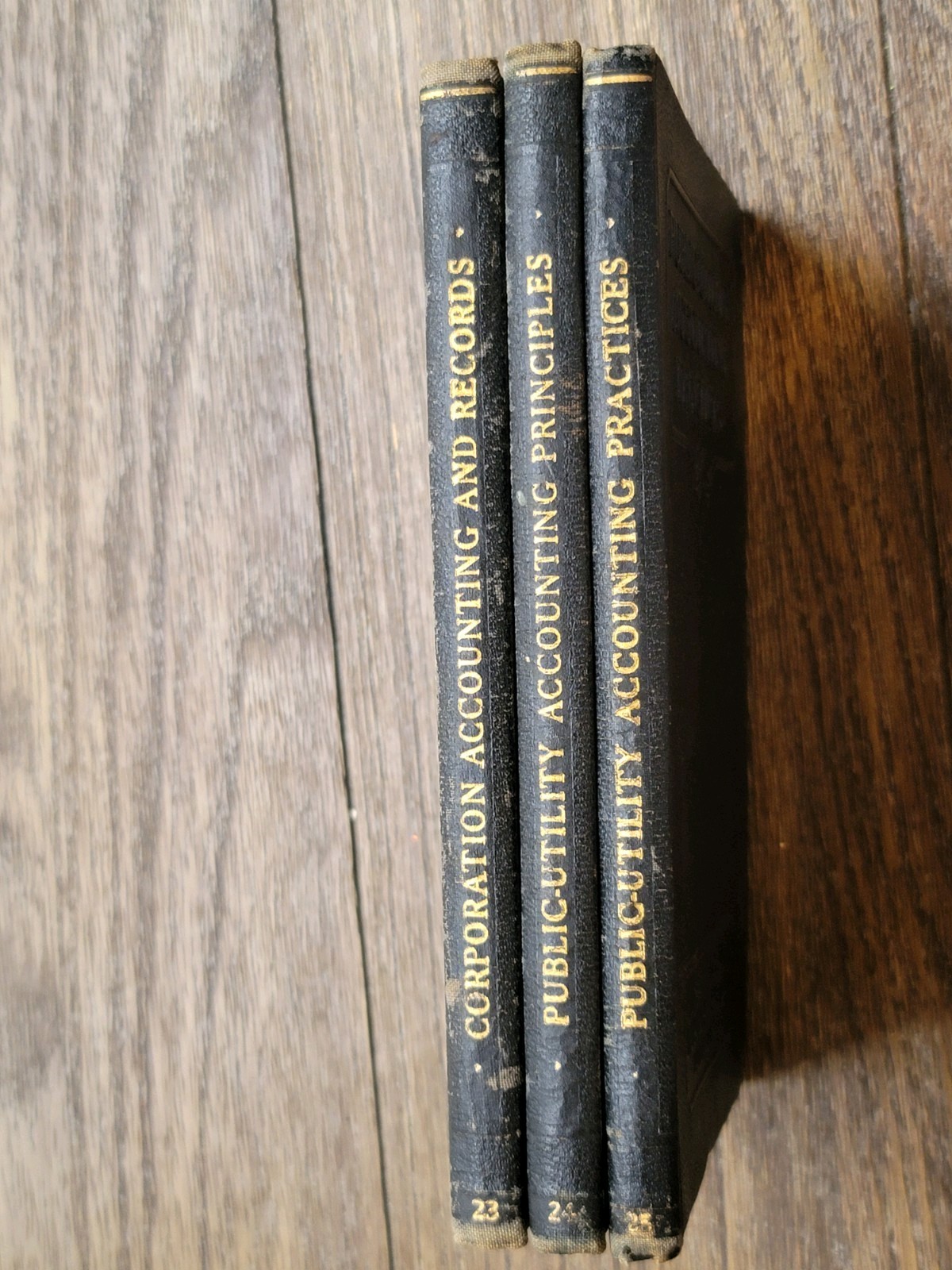 Set of 3 vintage books from 1923 by the Institute of Business Science