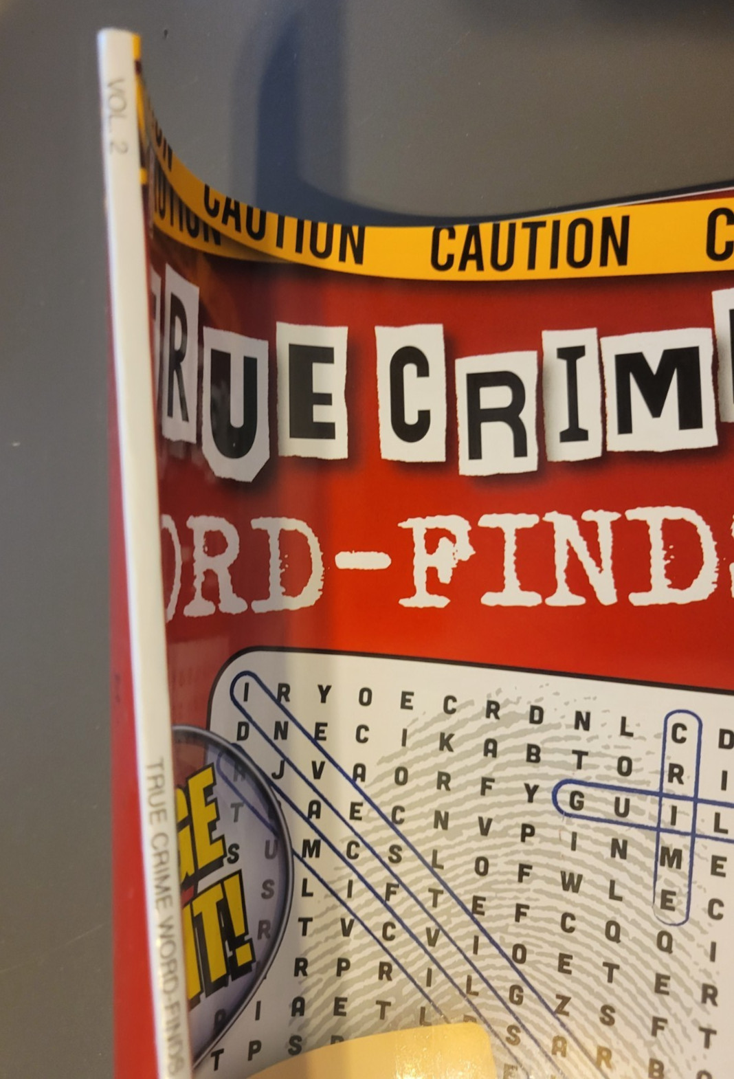 True Crime Word-Finds Large Print Puzzle Book by Kappa