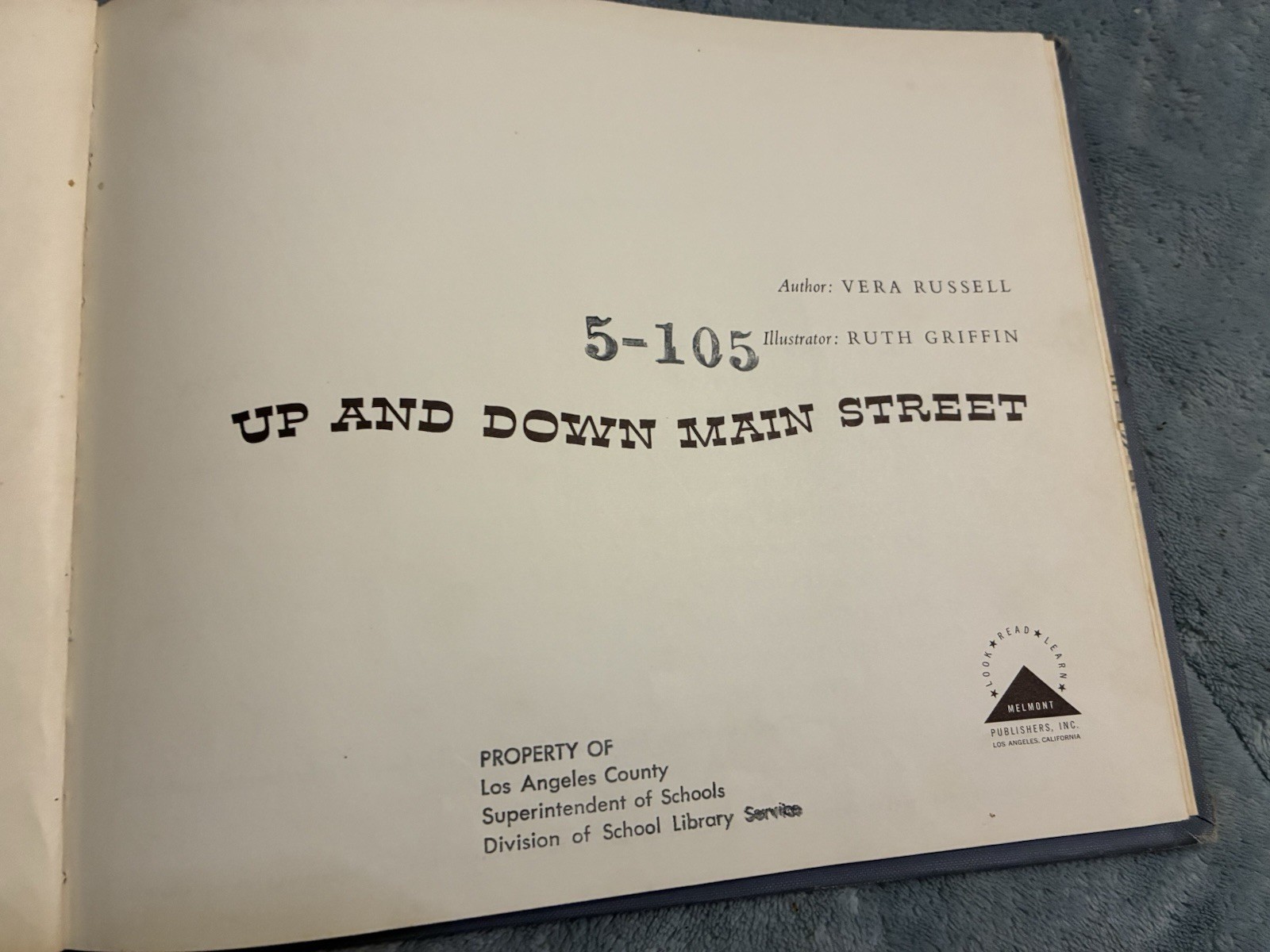 Up And Down Main Street by Vera Russell 1956