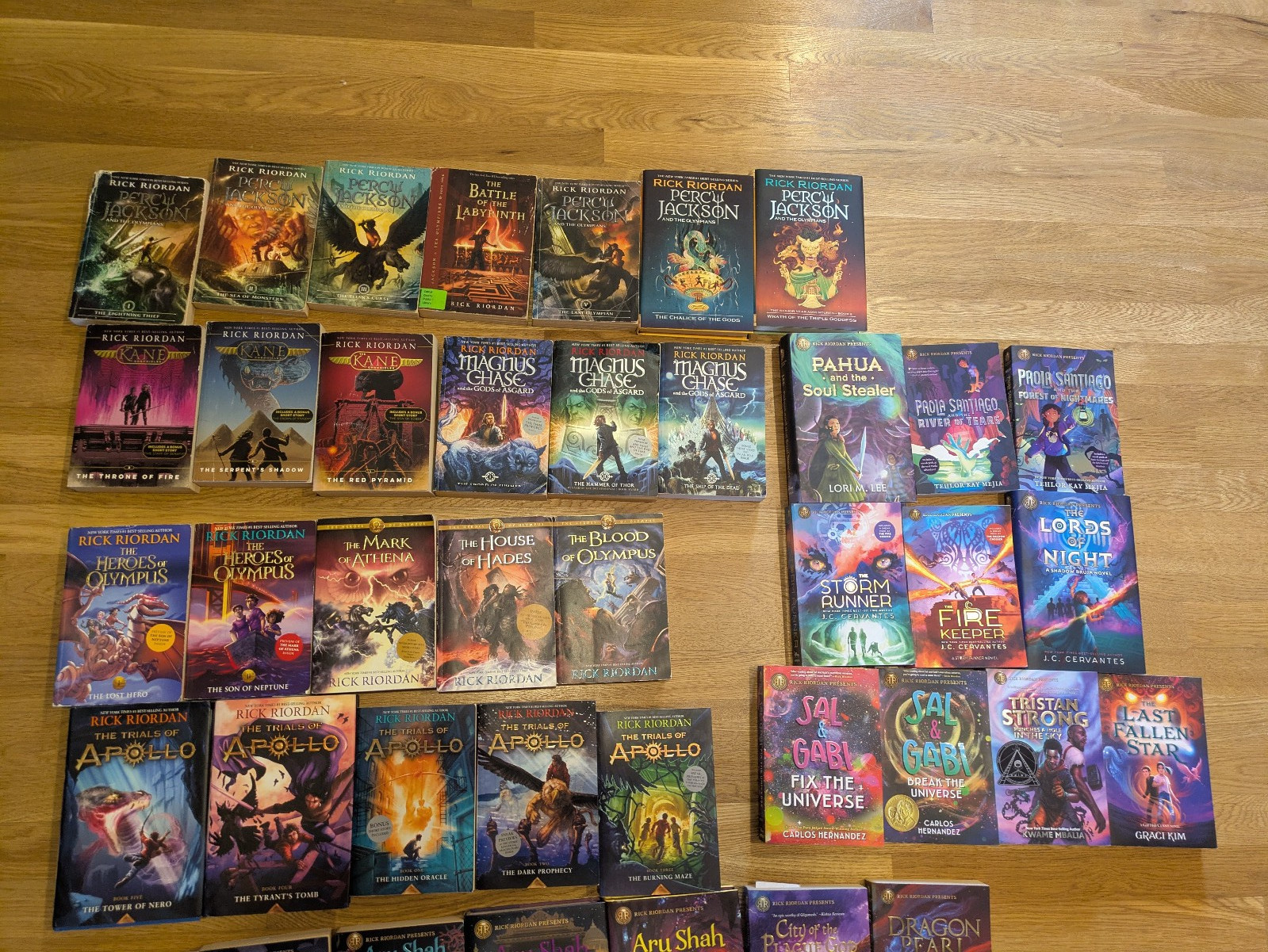 Massive Set of Rick Riordan and Rick Riordan Presents Books – 45 books total