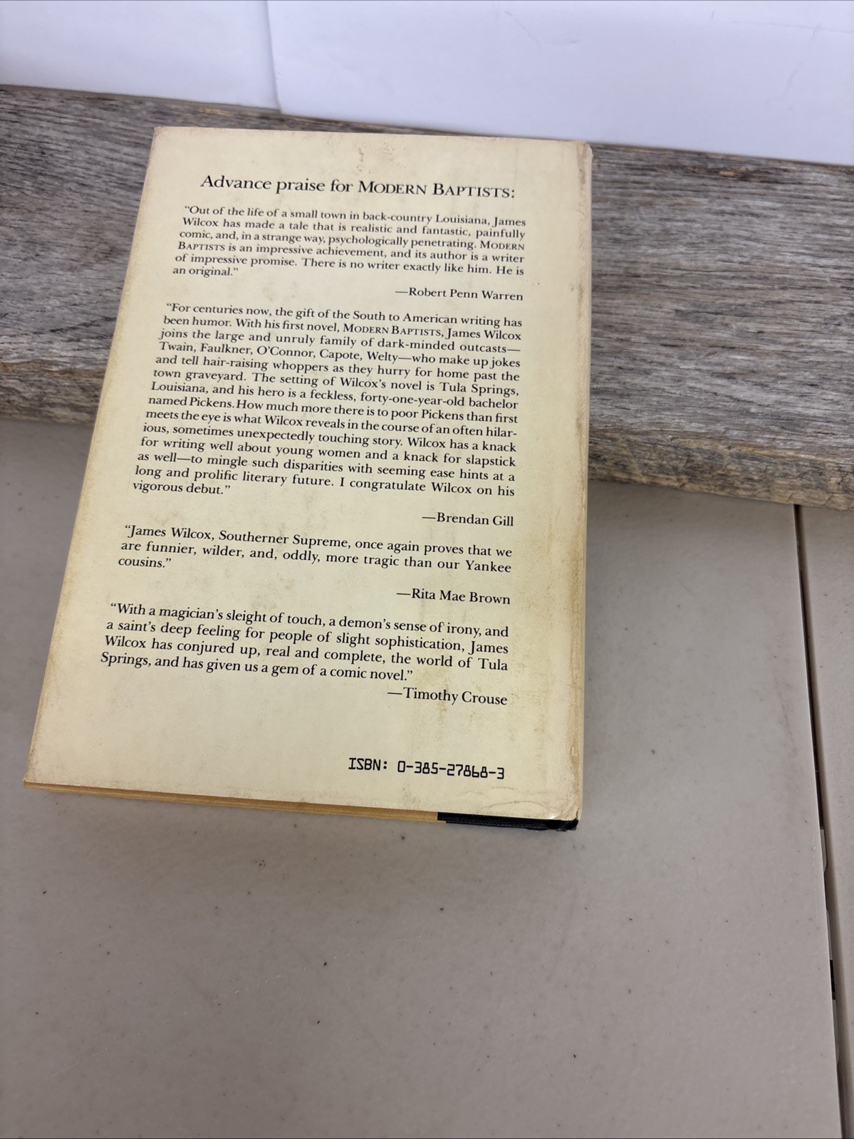 Modern Baptists by James Wilcox Dial Press First Printing 1983 Vintage Hardcover