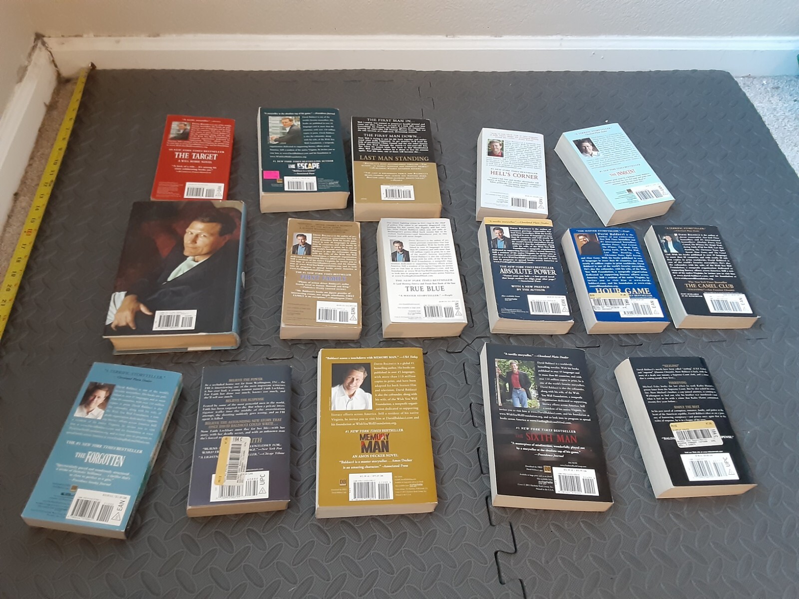 David Baldacci Lot of 16 Paperback / HC Books #S101