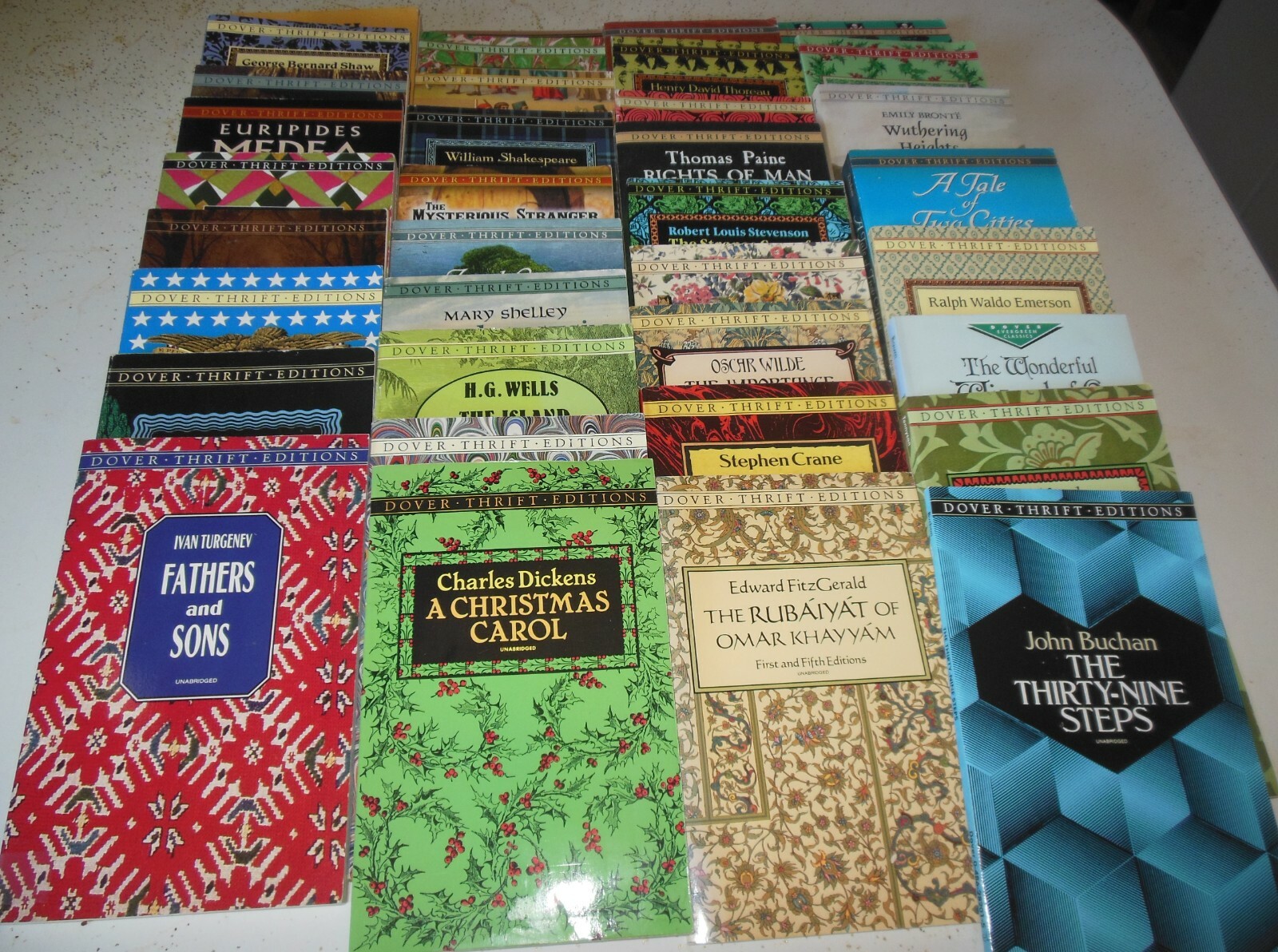 36 Dover PB Classics Thrift Poems Stevenson Oz Magi Shaw Shakespeare Education