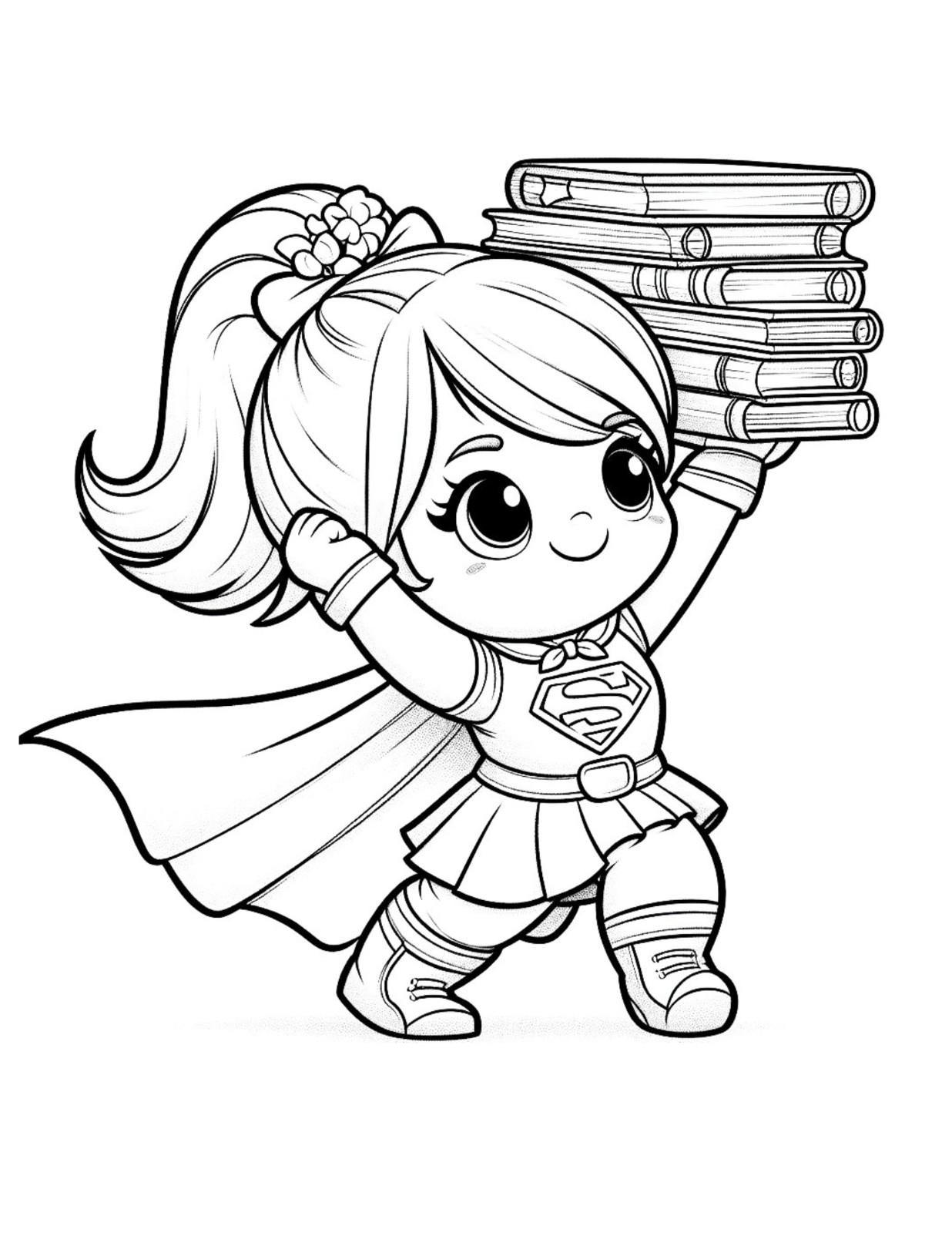Superheroes Coloring Bookfor Kids & Adults | Cute Designs