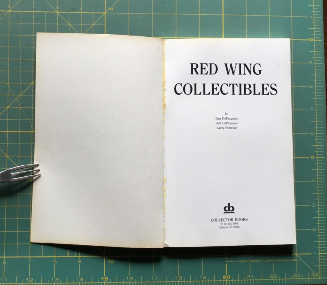 1990 RED WINGS COLLECTIBLES by DePasquale value guide 166 Pages with pictures
