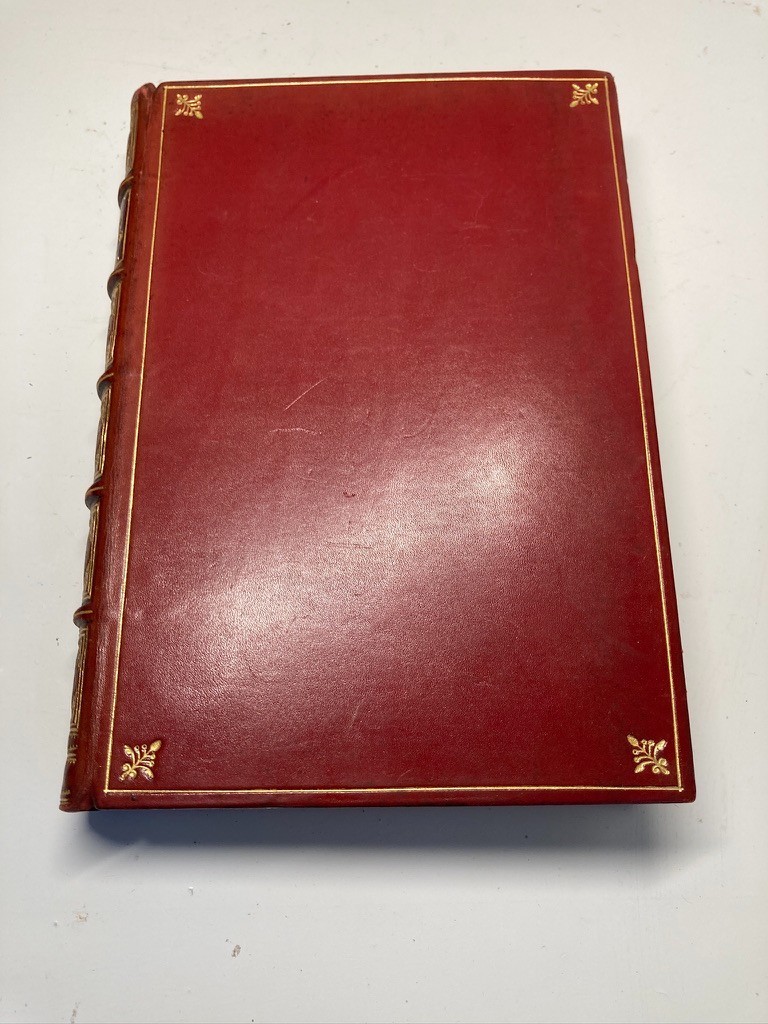 1924 Tristan et Iseut Joseph Bédier Fine Leather Binding Hachette London Pollen