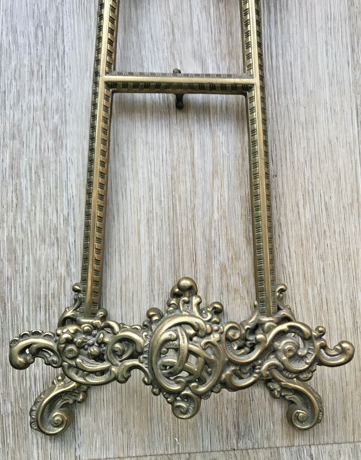 Item 37 – Large Solid Brass Easel 41.5cm x 18cm x 7cm