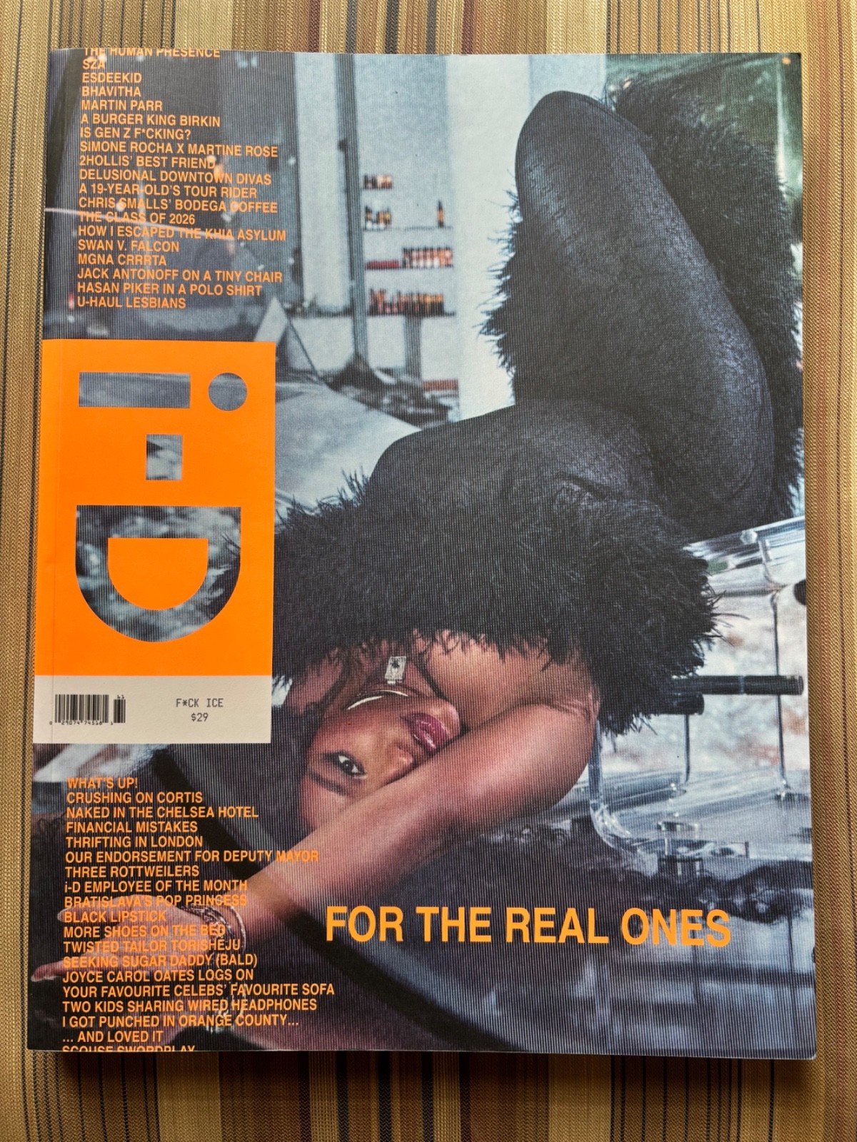 New I.D. MAGAZINE i-D #376 ID “Lore Issue” SZA Cover CHANEL Matthieu Blazy ALEXA