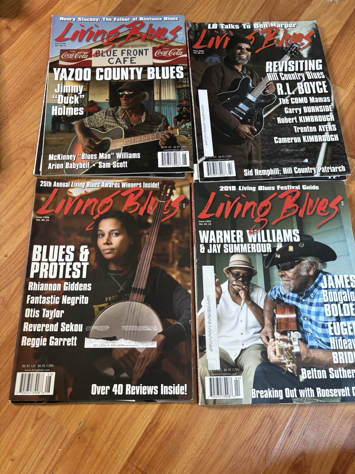 Lot x 20 Living Blues Magazine 2014 2016 2017 2018 2020 2021 Music (B)