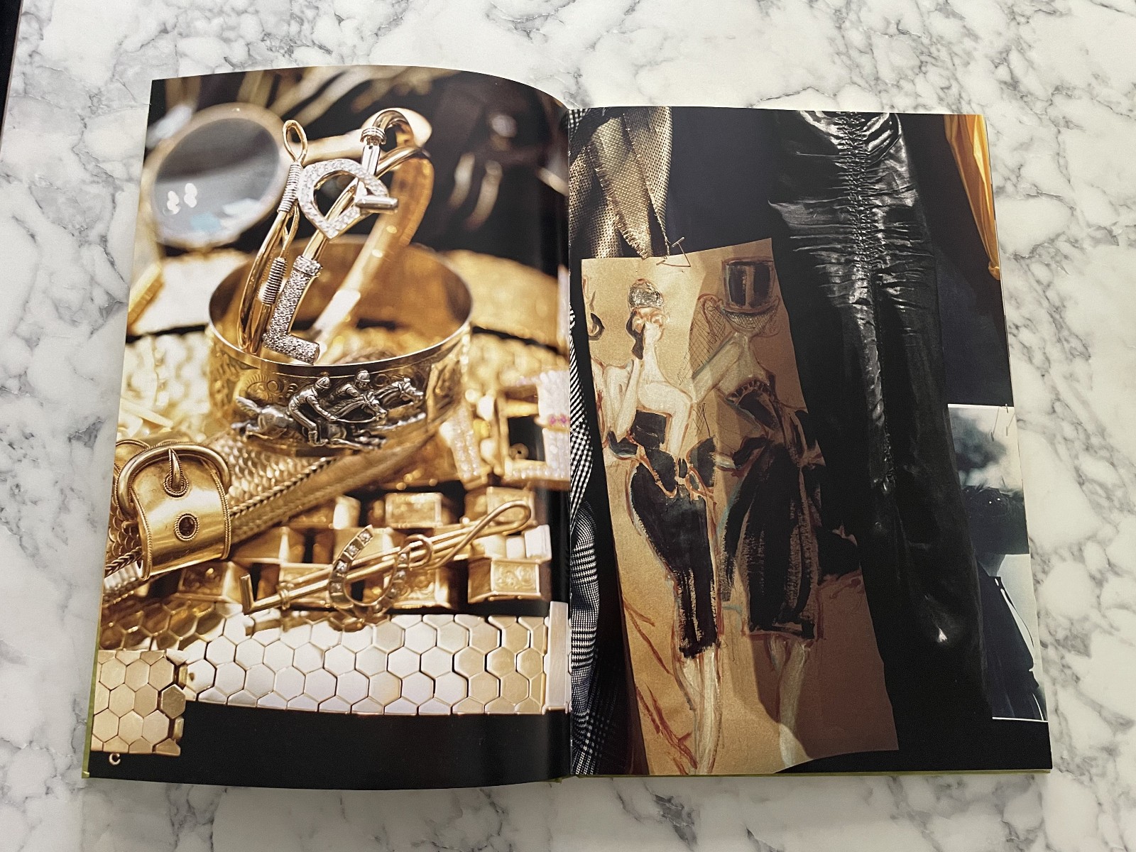 HUGE RARE 1st ED RALPH LAUREN 40TH ANNIV 88 PAGES FASHION DESIGN HARDCOVER BOOK
