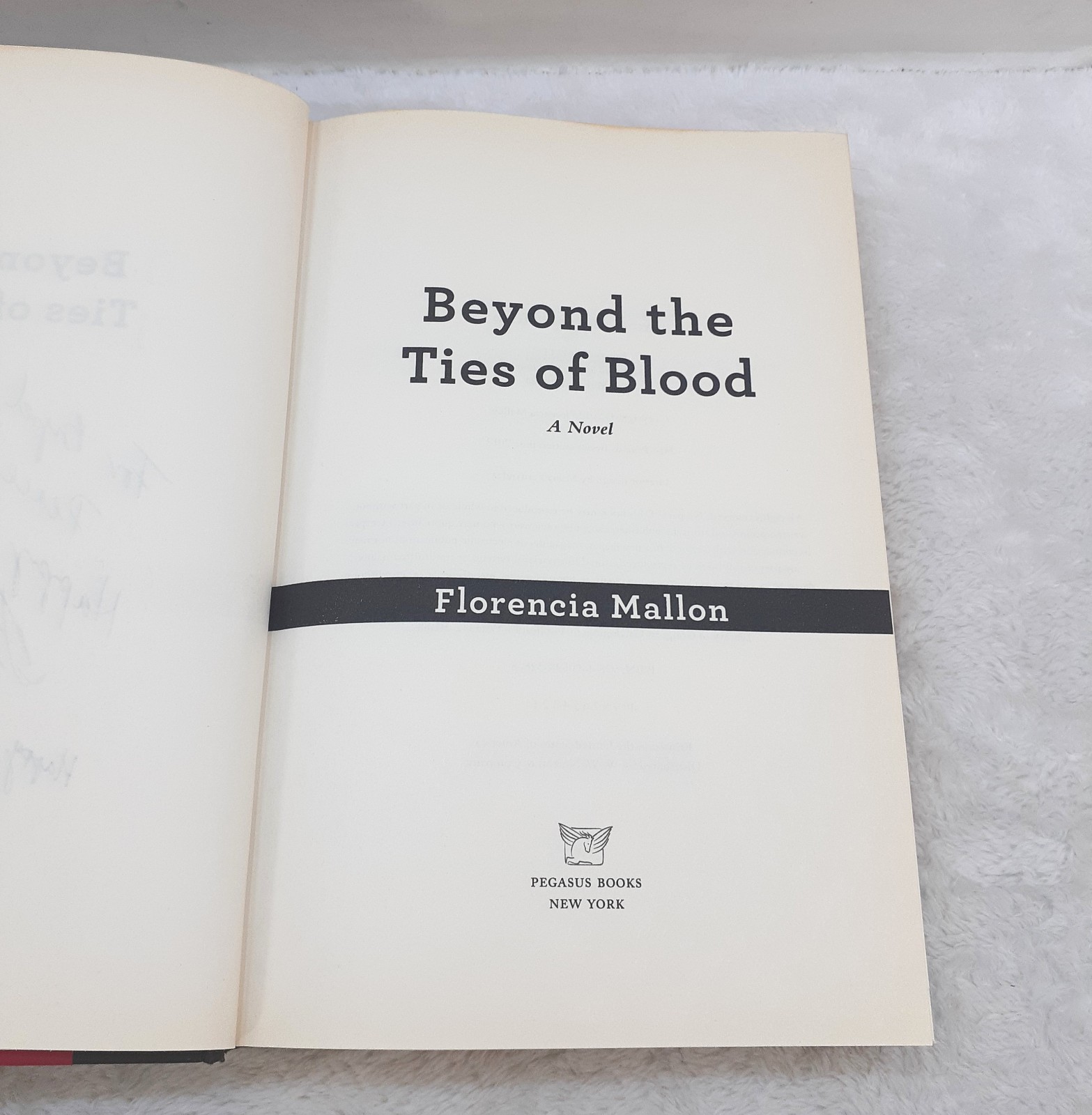 Beyond the Ties of Blood Book HC by Florencia Mallon Dust Jacket Signed