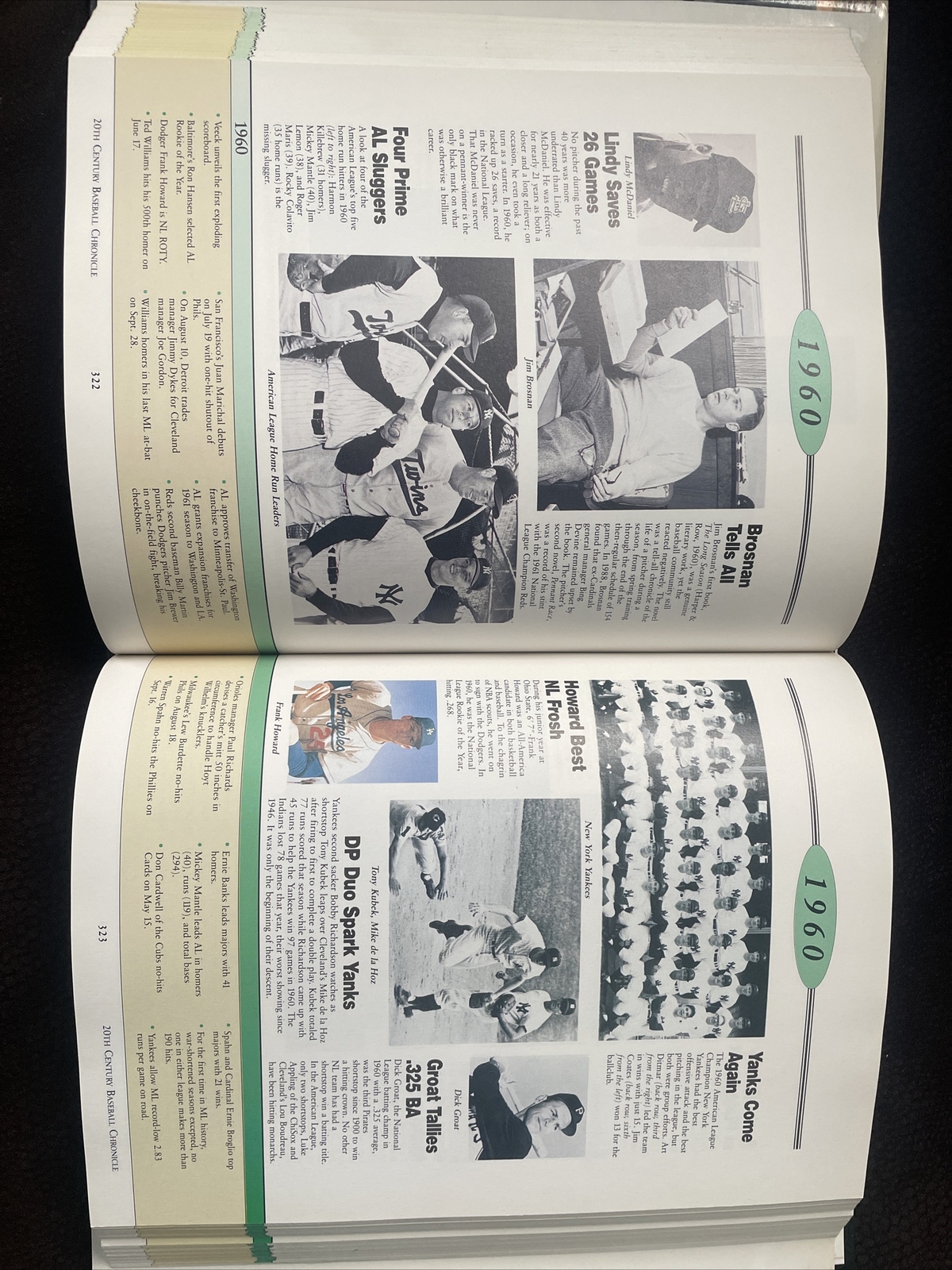 20th Century Baseball Chronicle, 1992, Hardback, 592 pages. Very Good Condition