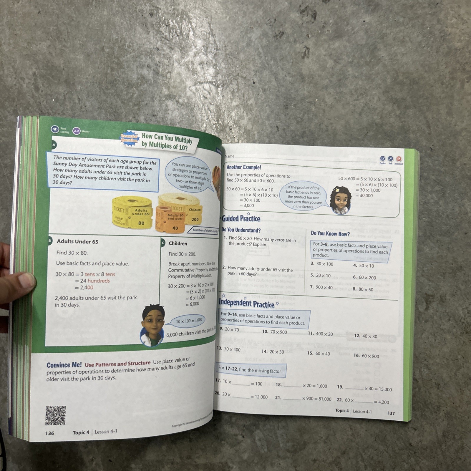 Grade 4 Envision Florida B.E.S.T. Mathematics Student Edition Volume 1 2023 NEW