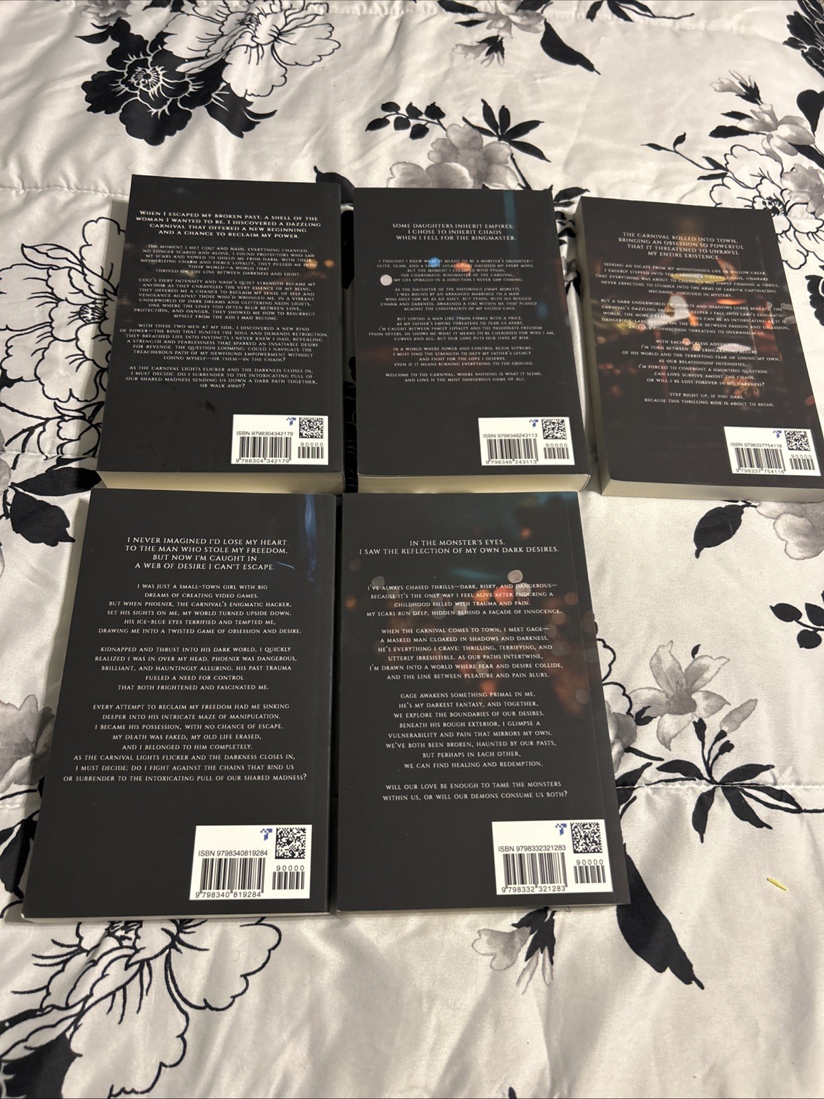 Carnival Mayhem Master Obsession Stalker Monster Lot 5 paperback Winters, Selena