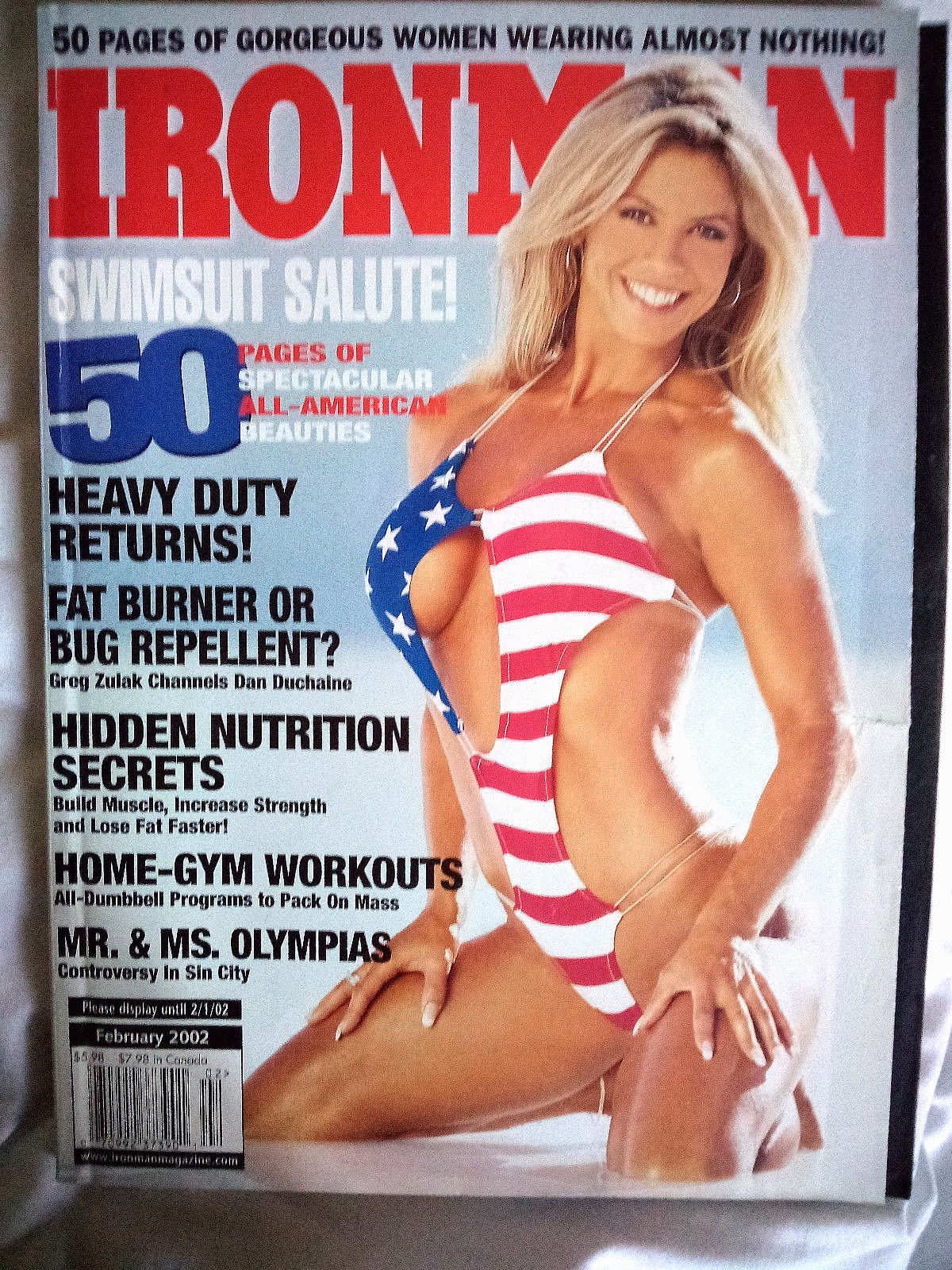 Ironman 50 pages Swimsuit Salute Feb 2002