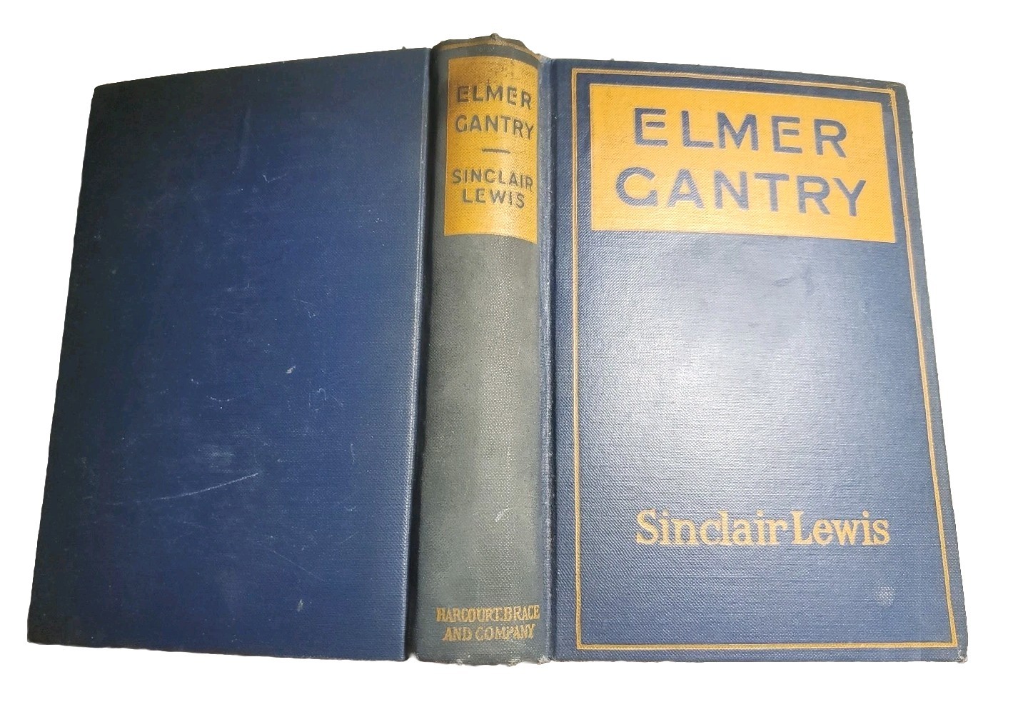 1st Edition Sinclair Lewis 1920s Elmer Gantry 5th Printing 1927