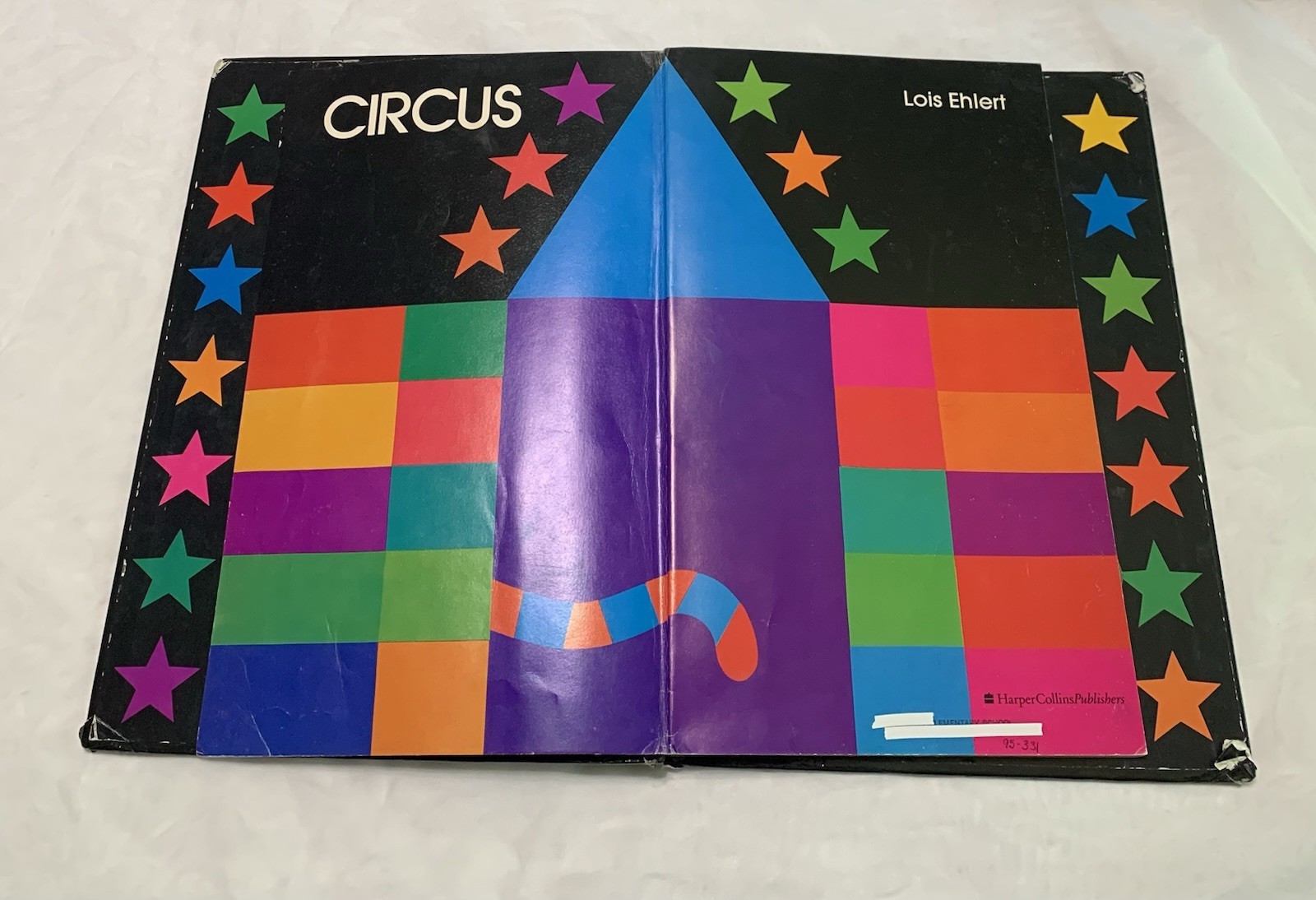 Lois Ehlert Circus Hardcover Picture Book Illustrated 1992 Ex-Library