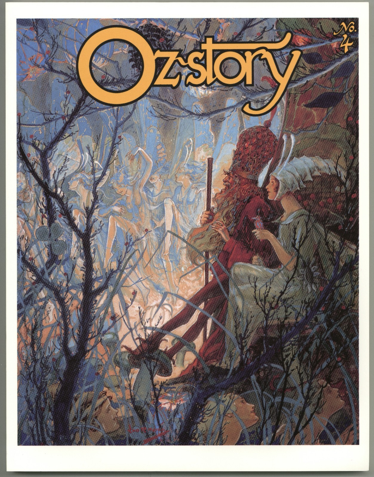 Oz Story Magazine Lot #1, 2 & 4 (Hungry Tiger Press 1996) All Are Signed!