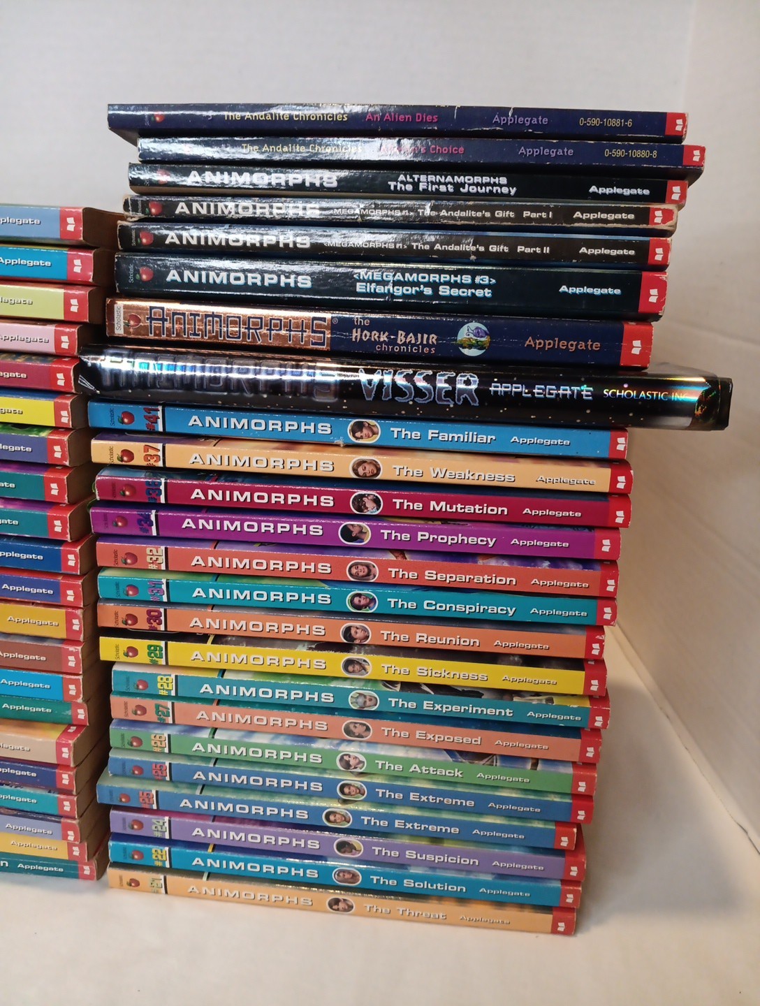Animorphs Megamorphs Book lot K A Applegate paperback 45 Books 1-32 34 36 37 41