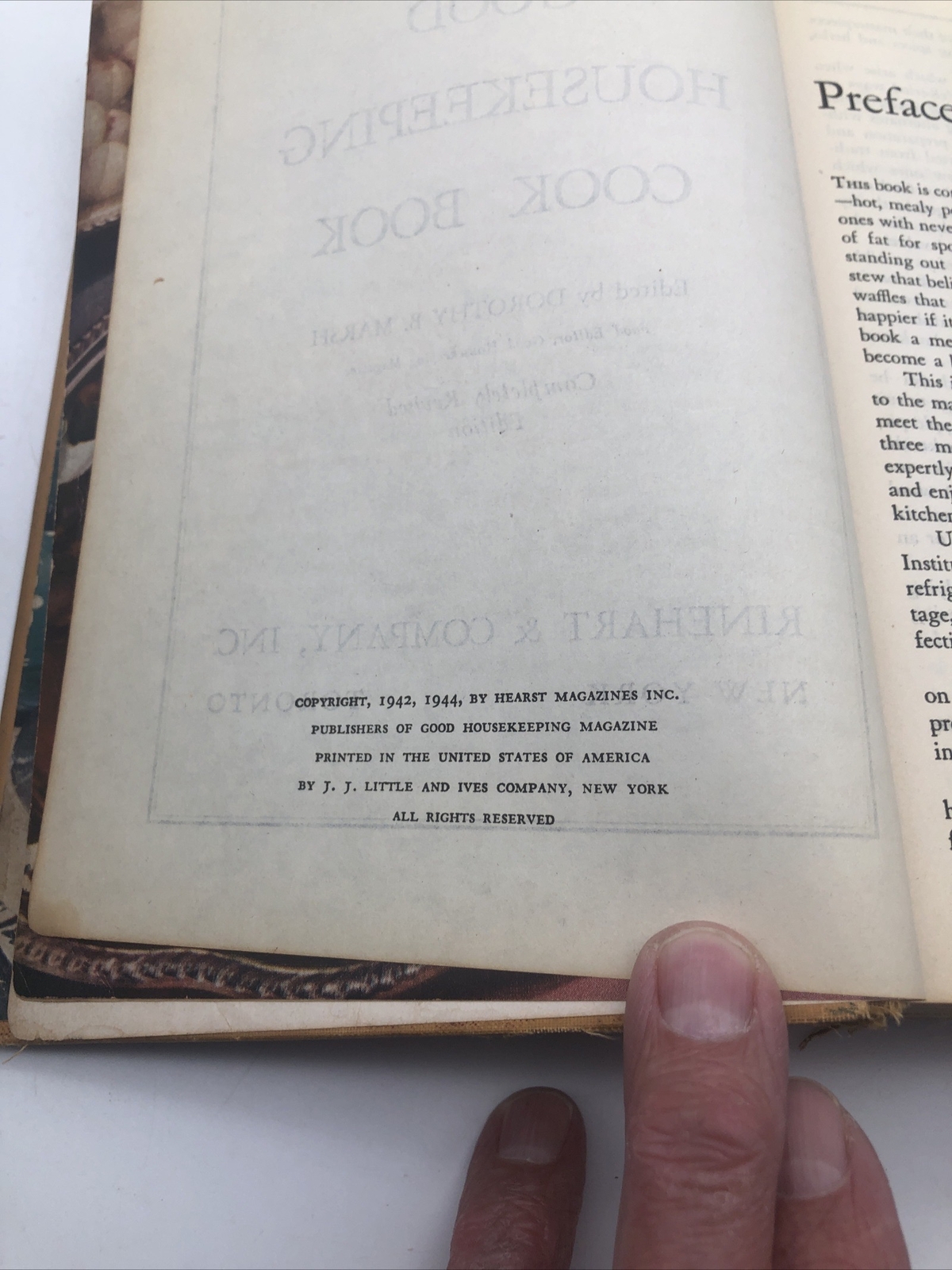 The Good Housekeeping Classic Cookbook – Over 900 Pages- 1944
