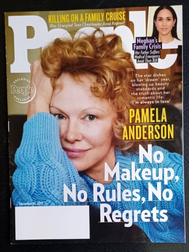 People Magazine December 22nd 2025 Pamela Anderson MINT Q9