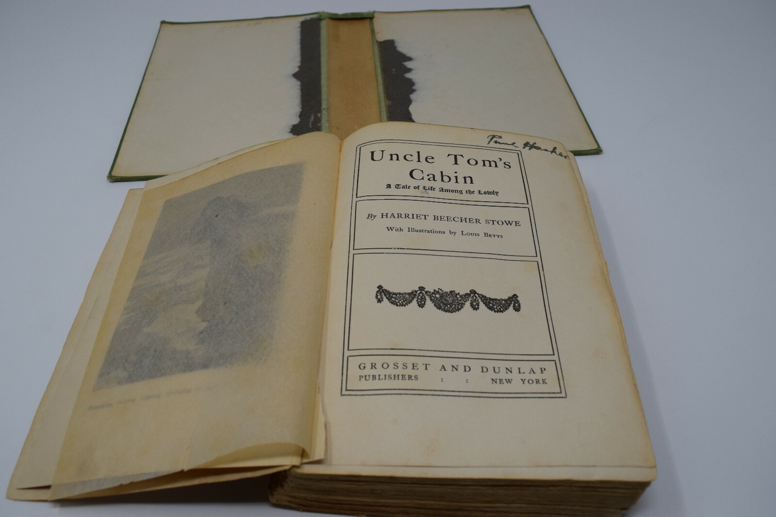 Vtg Uncle Tom’s Cabin, Harriet Beecher Stowe, Louis Betts, No Date, 448 Pages