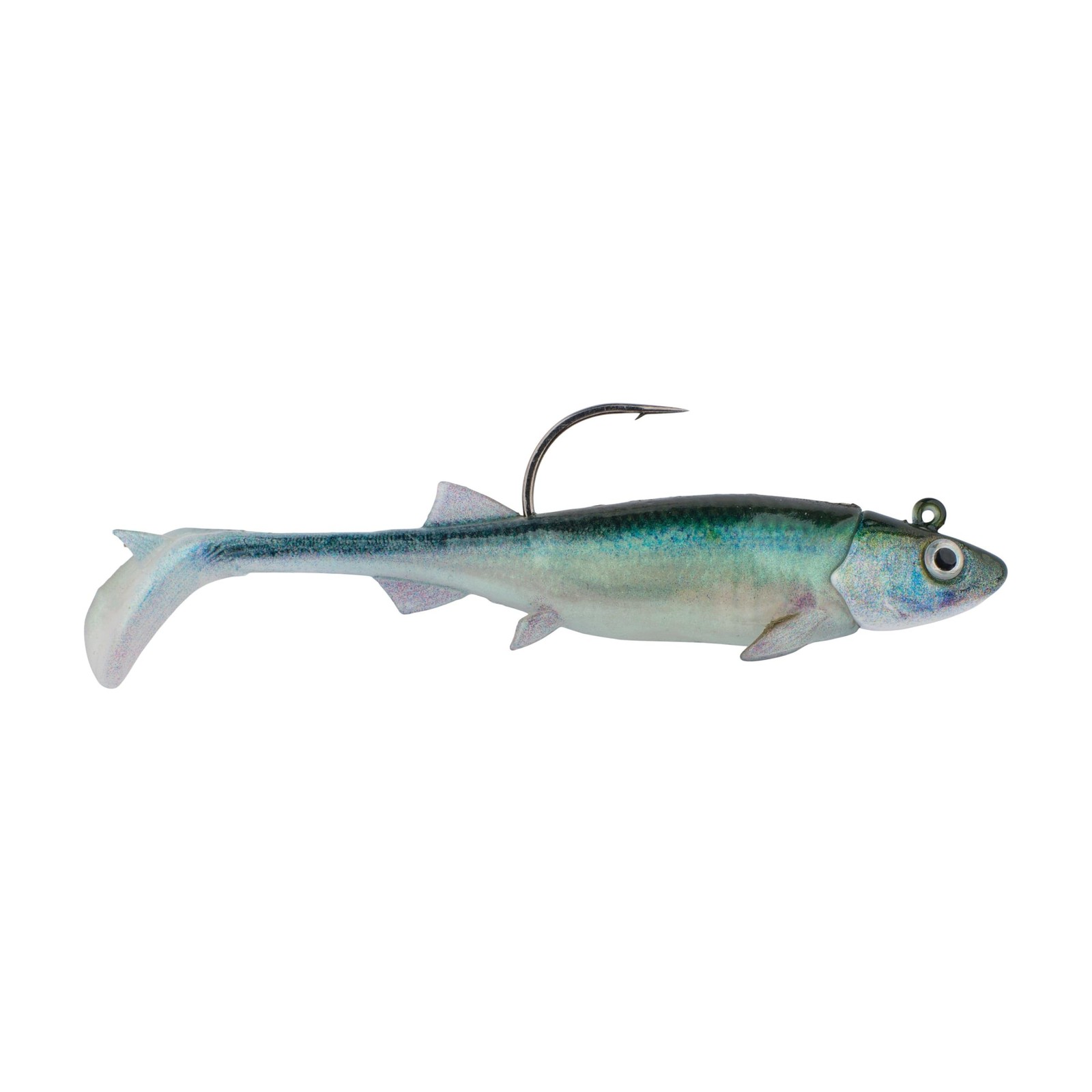 Berkley PowerBait Pre-Rigged Minnotator 3 in – 1/4 oz, HD Emerald Shiner