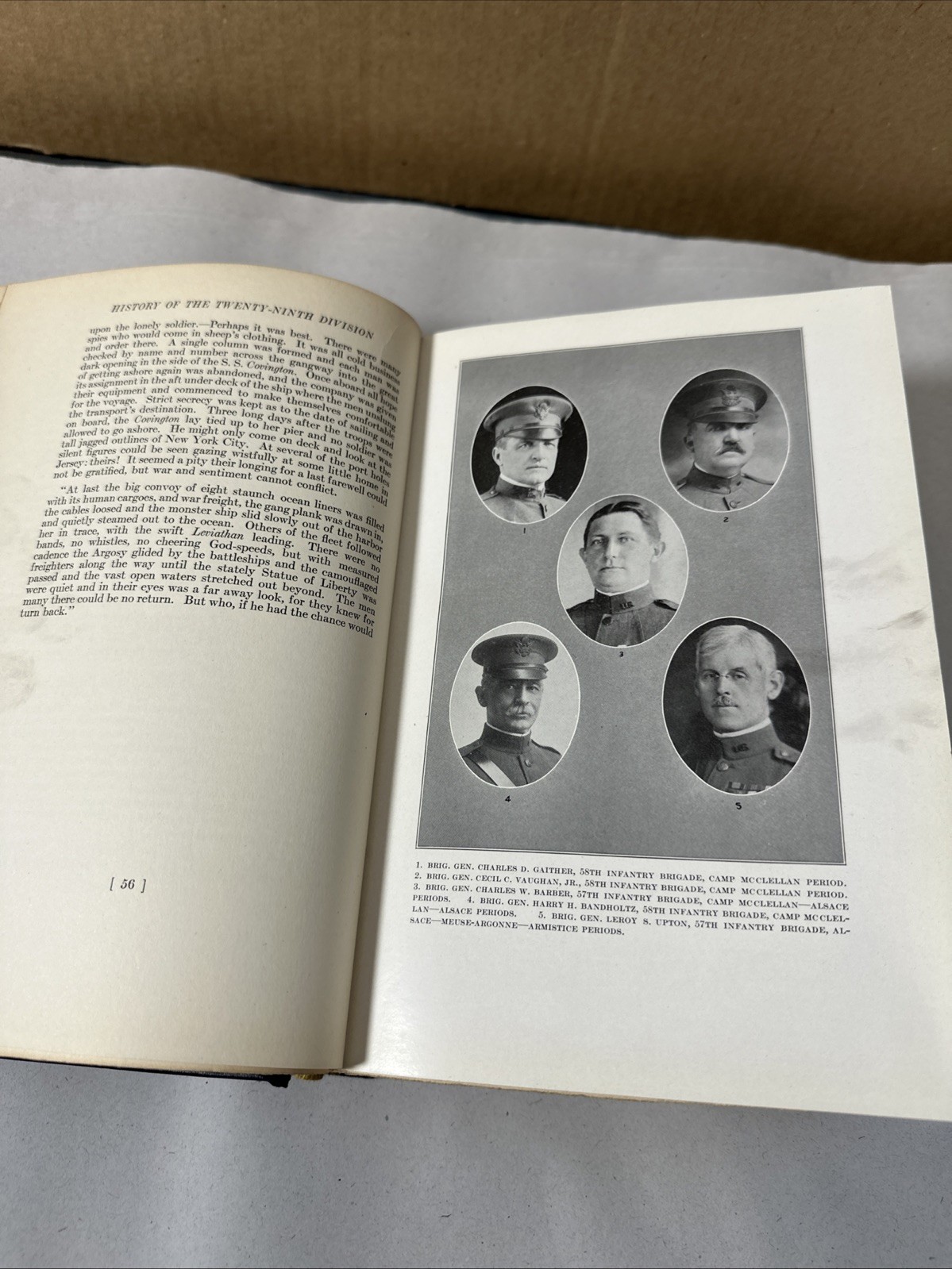 History Twenty Ninth Division by Cutchins SIGNED Provenance Gen. Jo Lane Stern