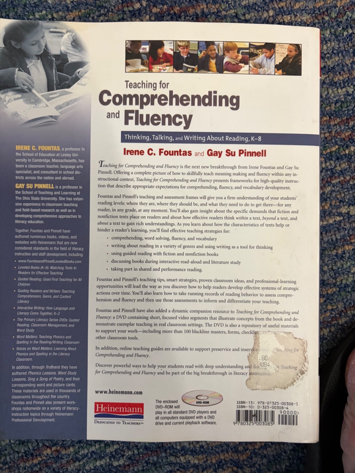 F&P Professional Books and Multi Ser.: Teaching for Comprehending and Fluency :