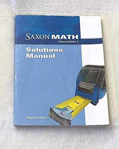 Saxon Math: Intermediate 5, – Paperback, by Saxon Publishers – Acceptable w