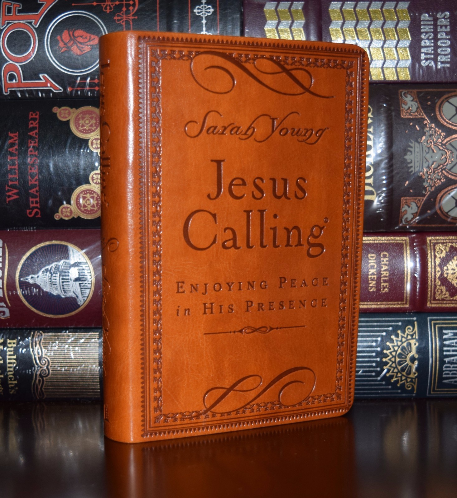 Jesus Calling by Sarah Young Peace Brand New Deluxe Soft Leather Bound Edition