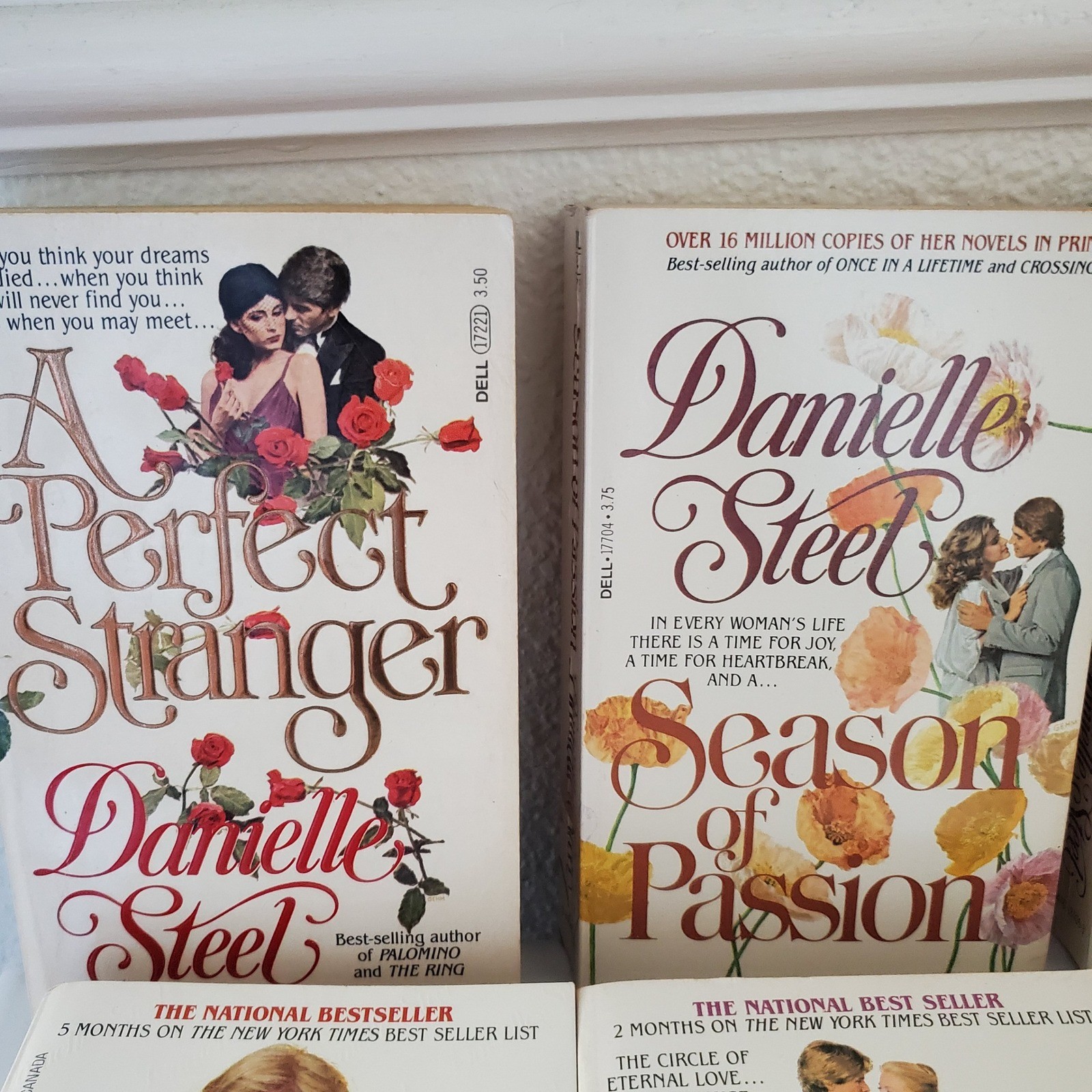 Danielle Steel Vintage Paperback Book Lot of 12 Romance Novels Dell Pocket Books