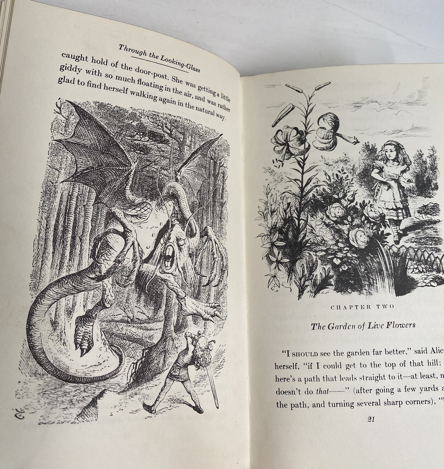 Through The Looking Glass Lewis Carroll John Tenniel Alice Classic Fantasy Rare