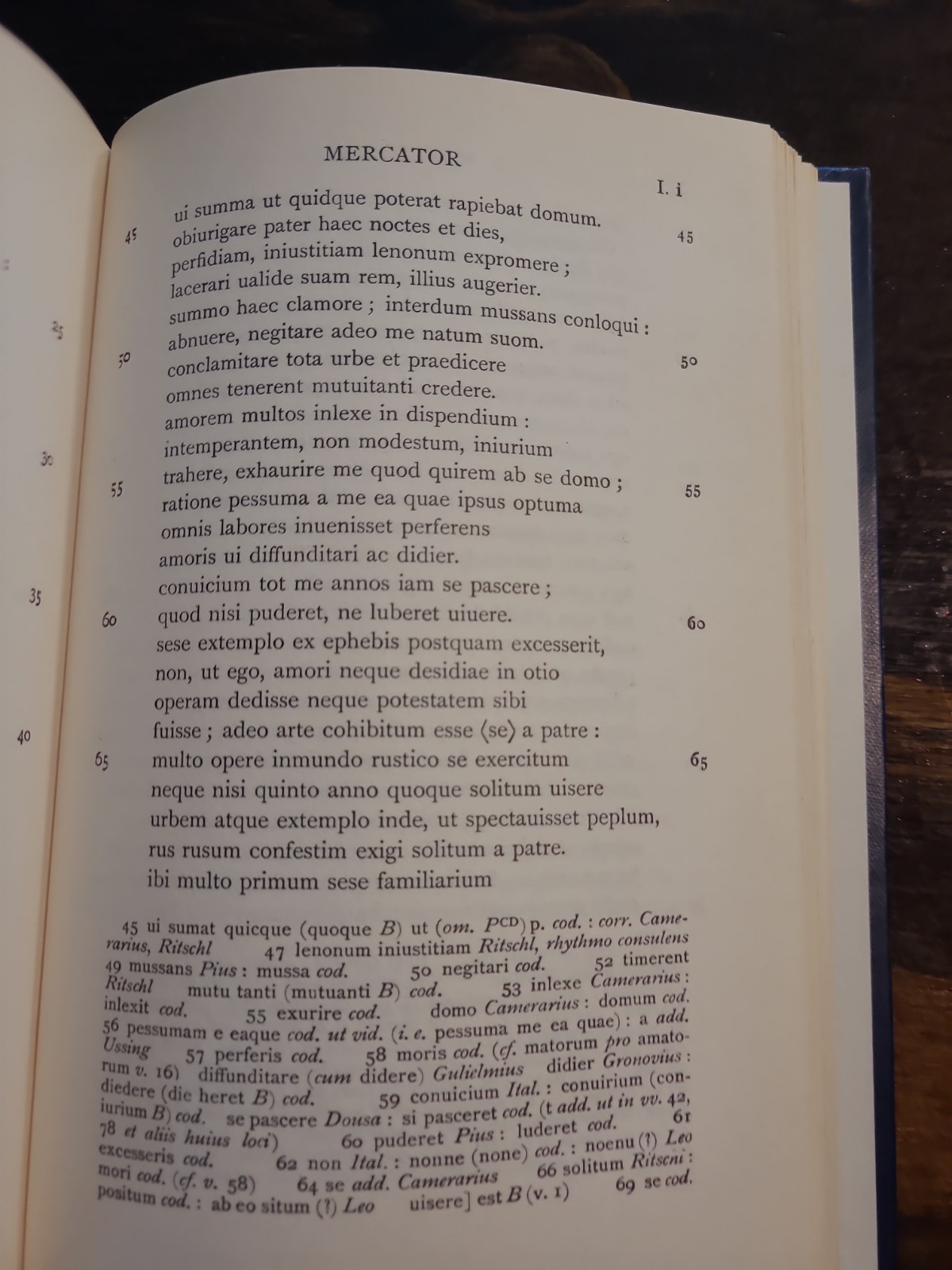 Plautus Roman Comedy Latin 2 vols hc W.M. Lindsay ed. 1963 OCT Oxford Classical