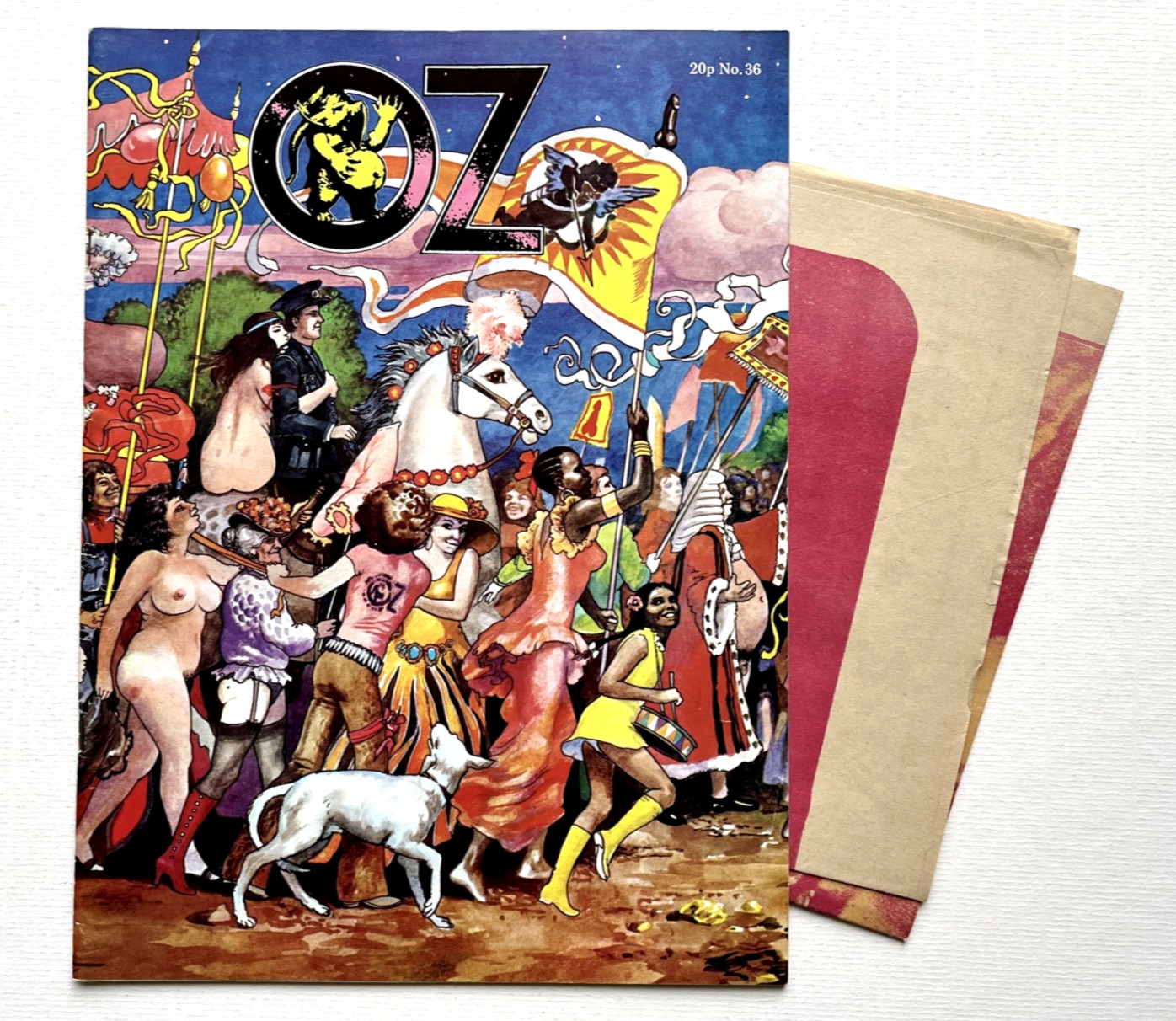 OZ MAGAZINE No.36 with Janis Joplin poster