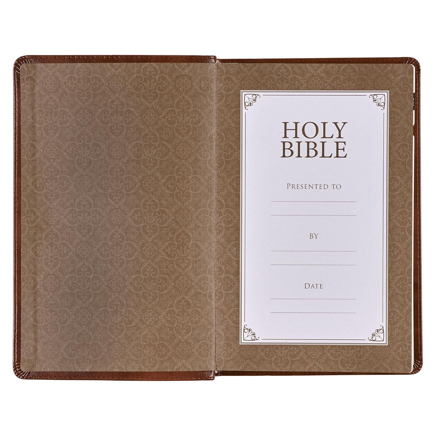 KJV Holy Bible, Standard Size Faux Leather Red Letter Edition Thumb Index & Ribb