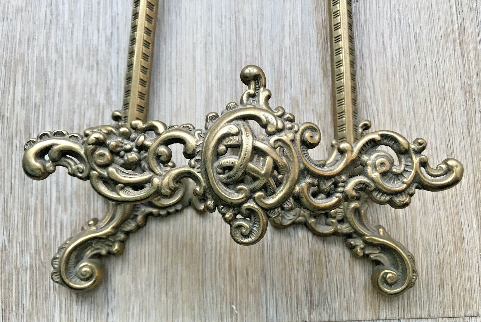 Item 37 – Large Solid Brass Easel 41.5cm x 18cm x 7cm