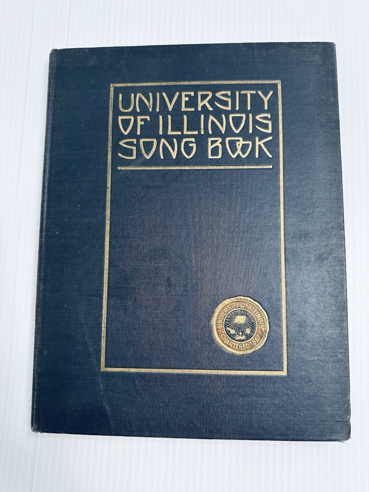 1918 University of Illinois Song Book Vintage College Song Hardcover Memorabilia