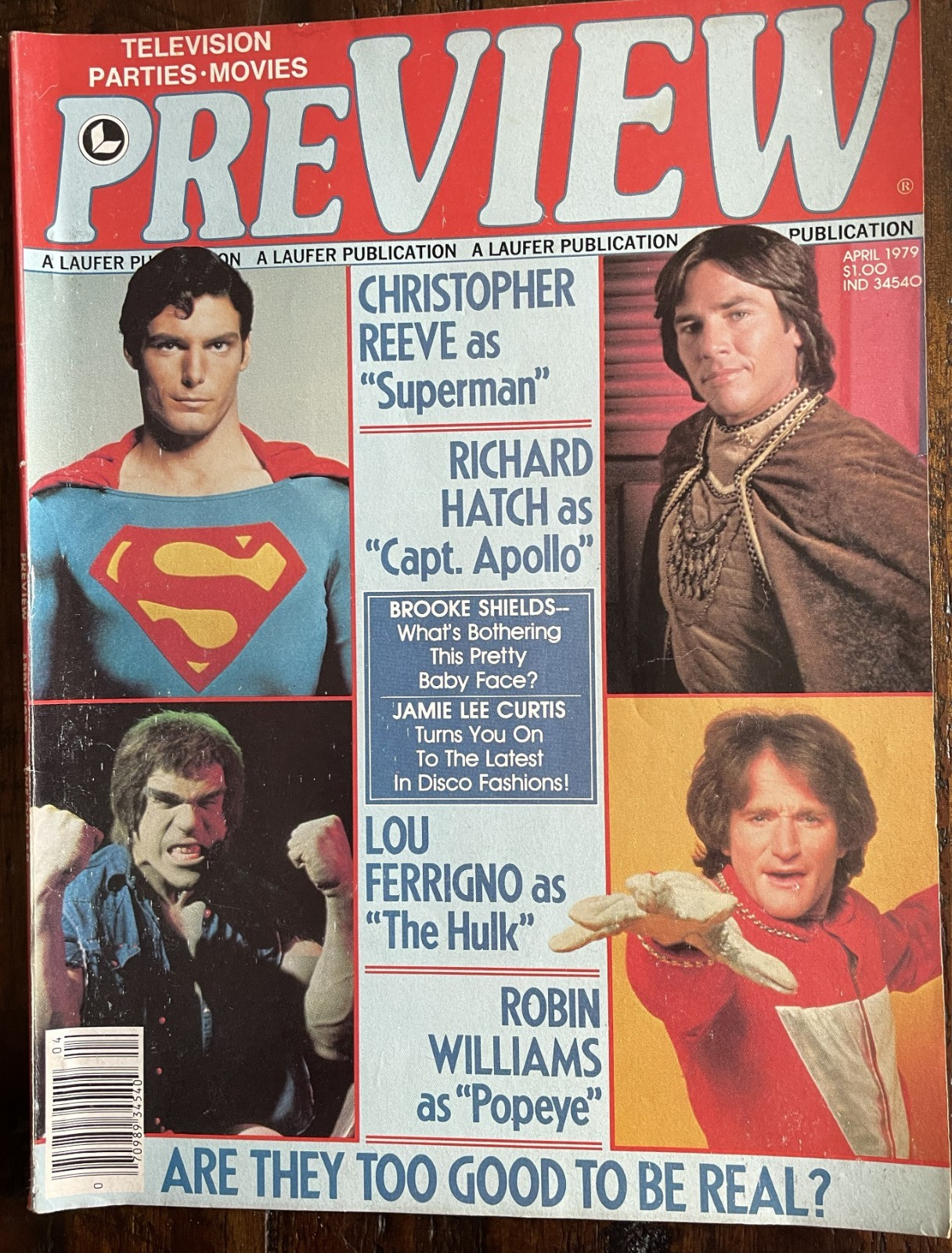 Christopher Reeve – Superman – 3 Magazines from 1978-79