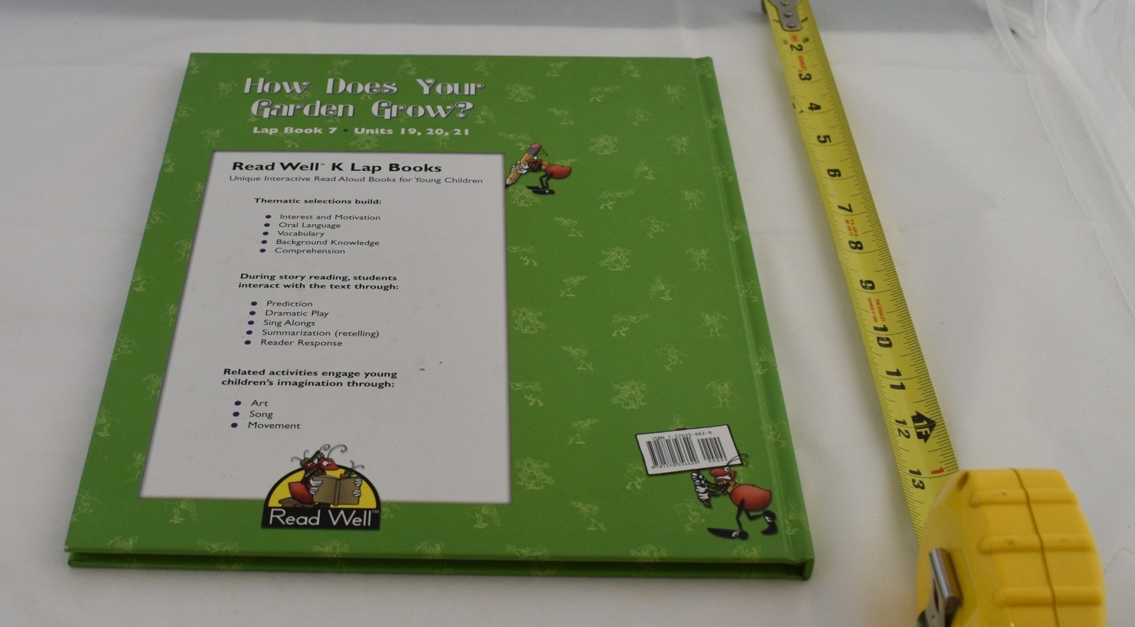 Read Well K Kindergarten Lap Books Lot 8 of 9 Teacher Classroom Sopris West READ