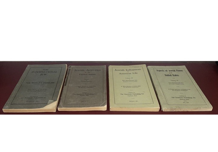 RARE ORIGINAL The International Jew 4 Volume Complete Set 1920s HENRY FORD