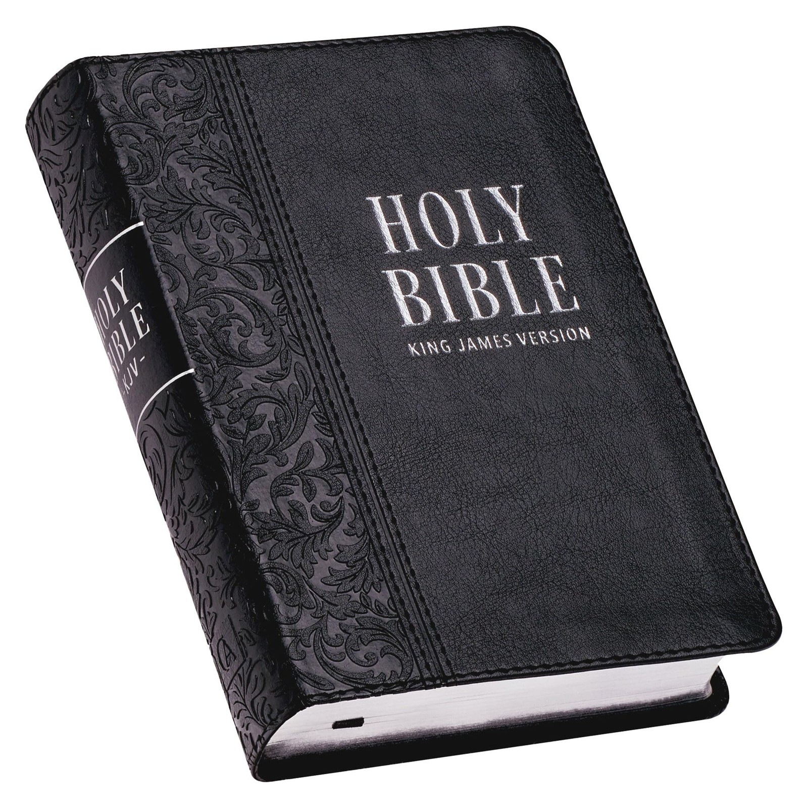 Compact Large Print KJV Holy Bible – Red Letter Edition with Ribbon Marker