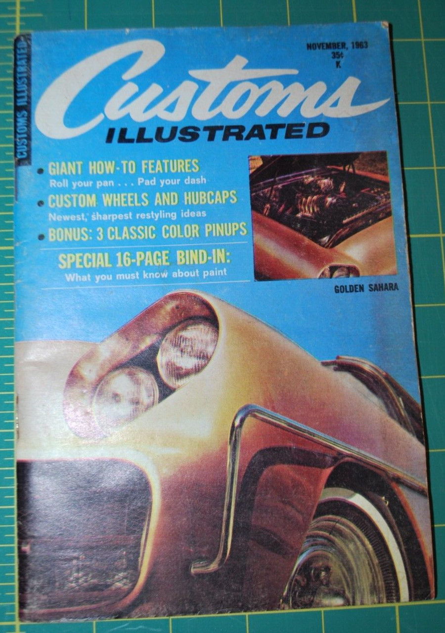 Customs Illustrated Mini Magazine – November 1963 – Vol 6 No. 5 – Golden Sahara