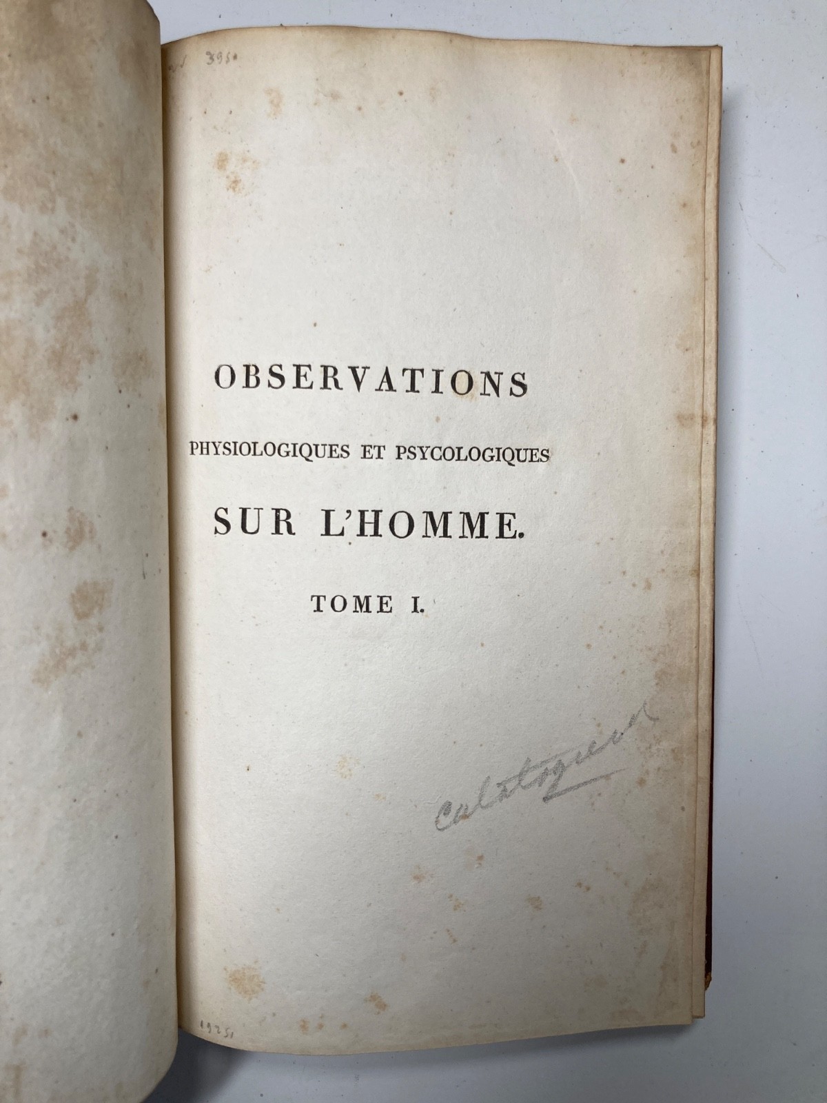 1825 JAMES Psychology Physiology 2 Vols Red Morocco Leather Silk Cipher