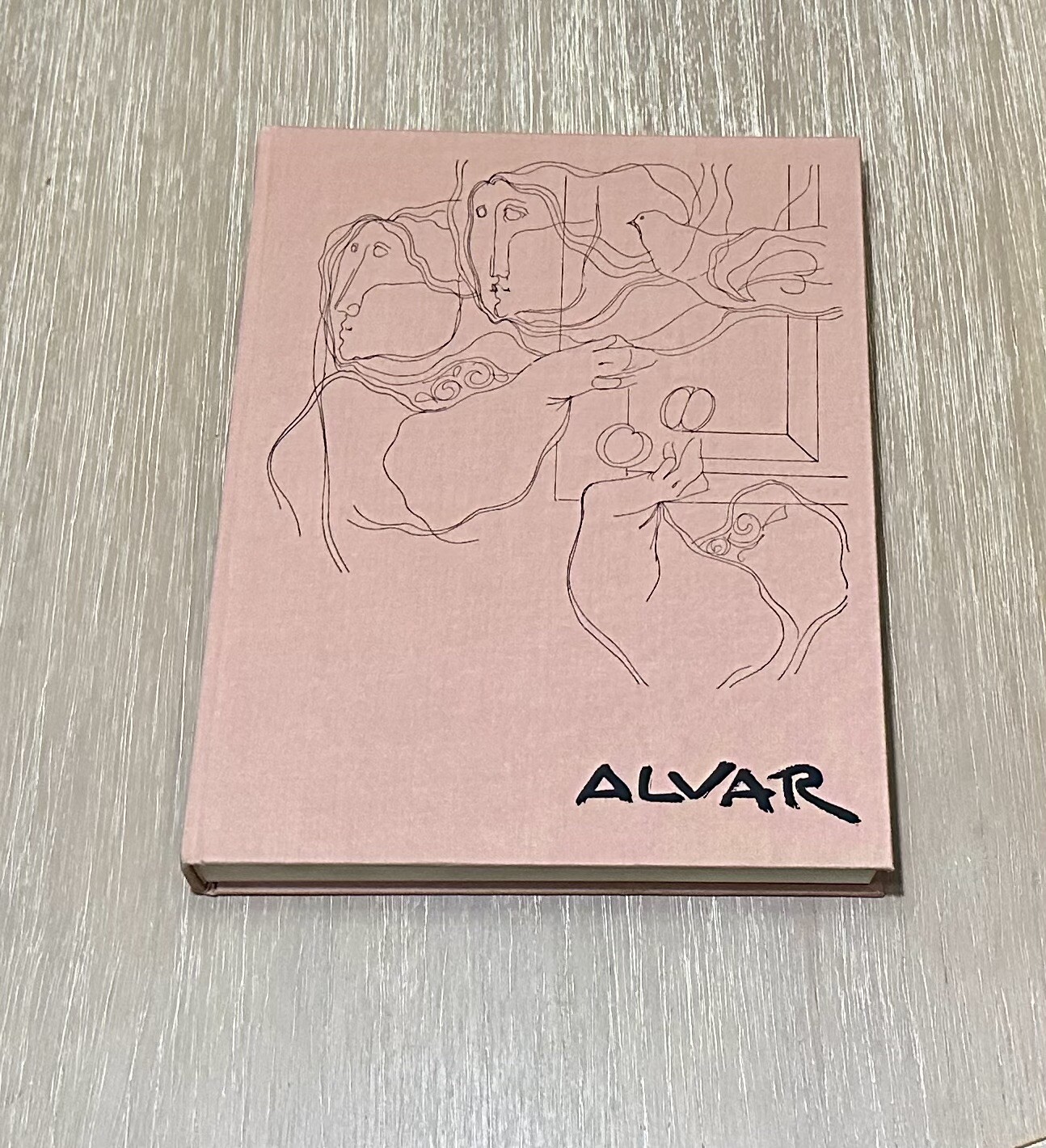 Alvar *SIGNED* Monograph with Signed Litho DJ (1993) Miralles & Alzueta HC/DJ