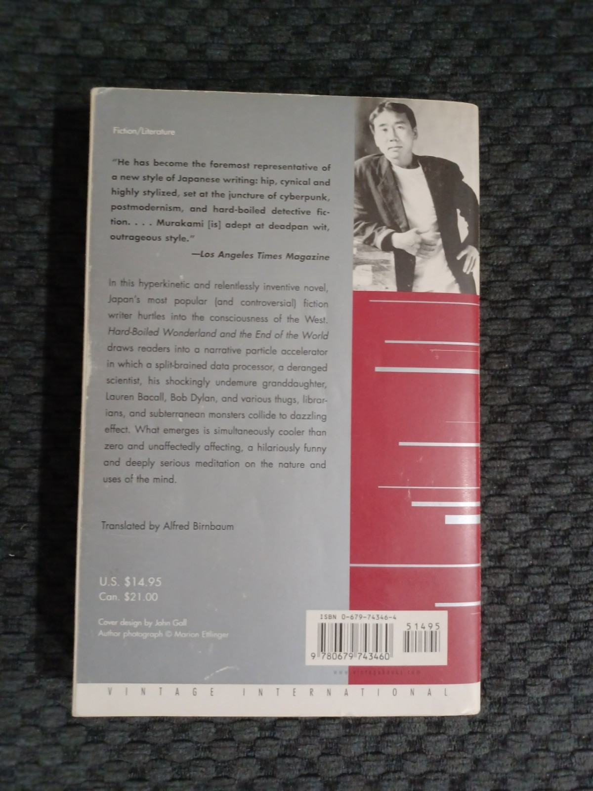 Hard-Boiled Wonderland And The End Of The World H. Murakami Trade PB 1993