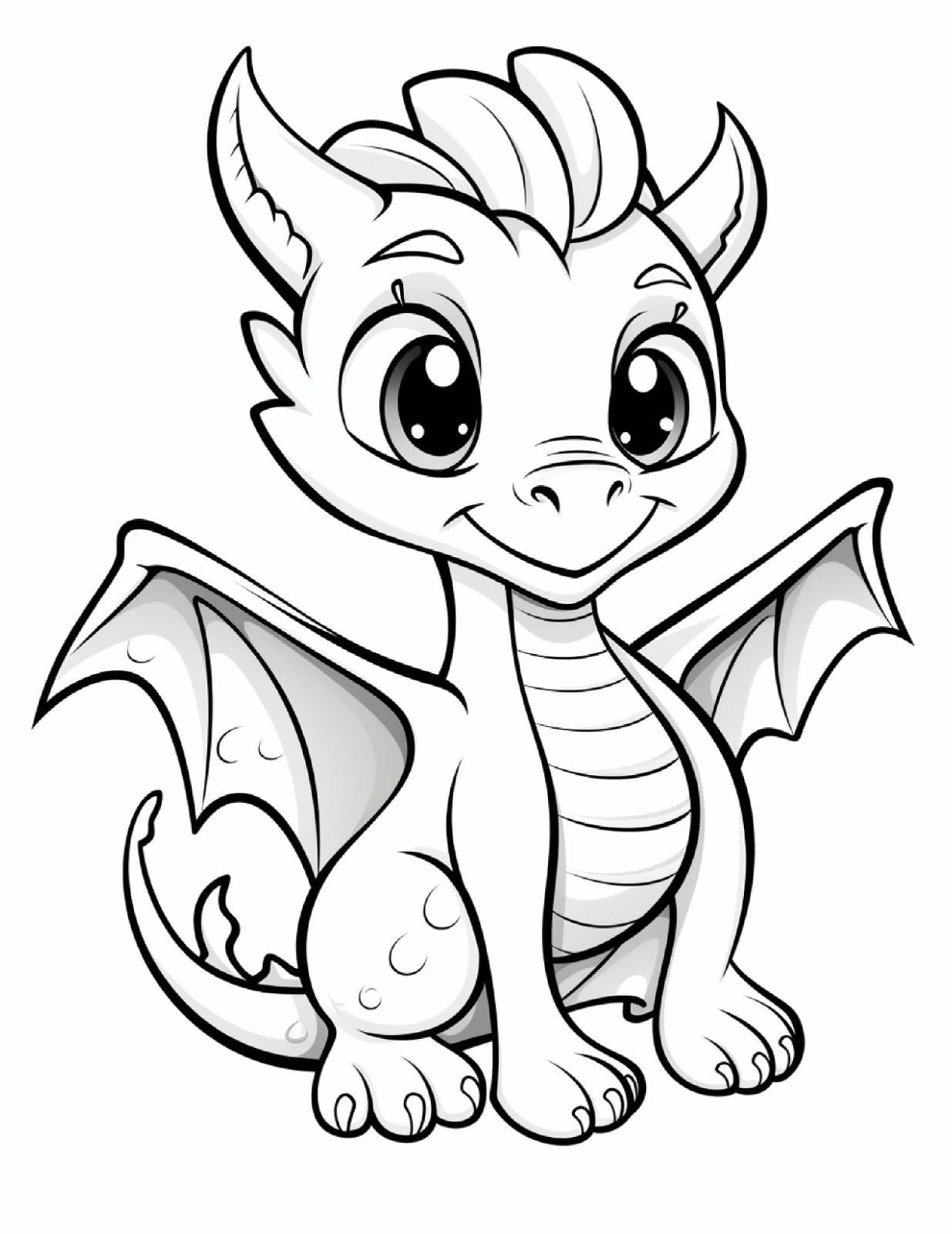 Baby Dragons Coloringbook geat fun for everone and all ages