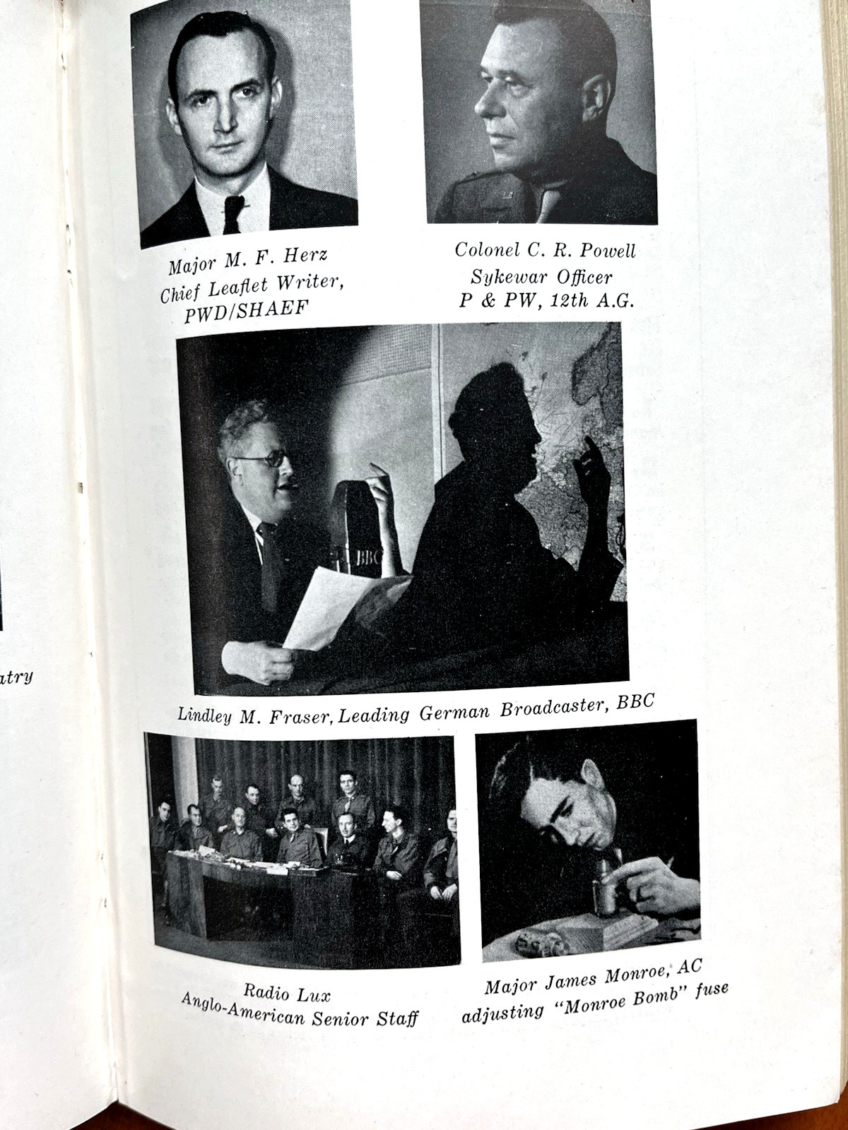 Sykewar: Psychological warfare against Germany by Daniel Lerner (1949, HC) VG