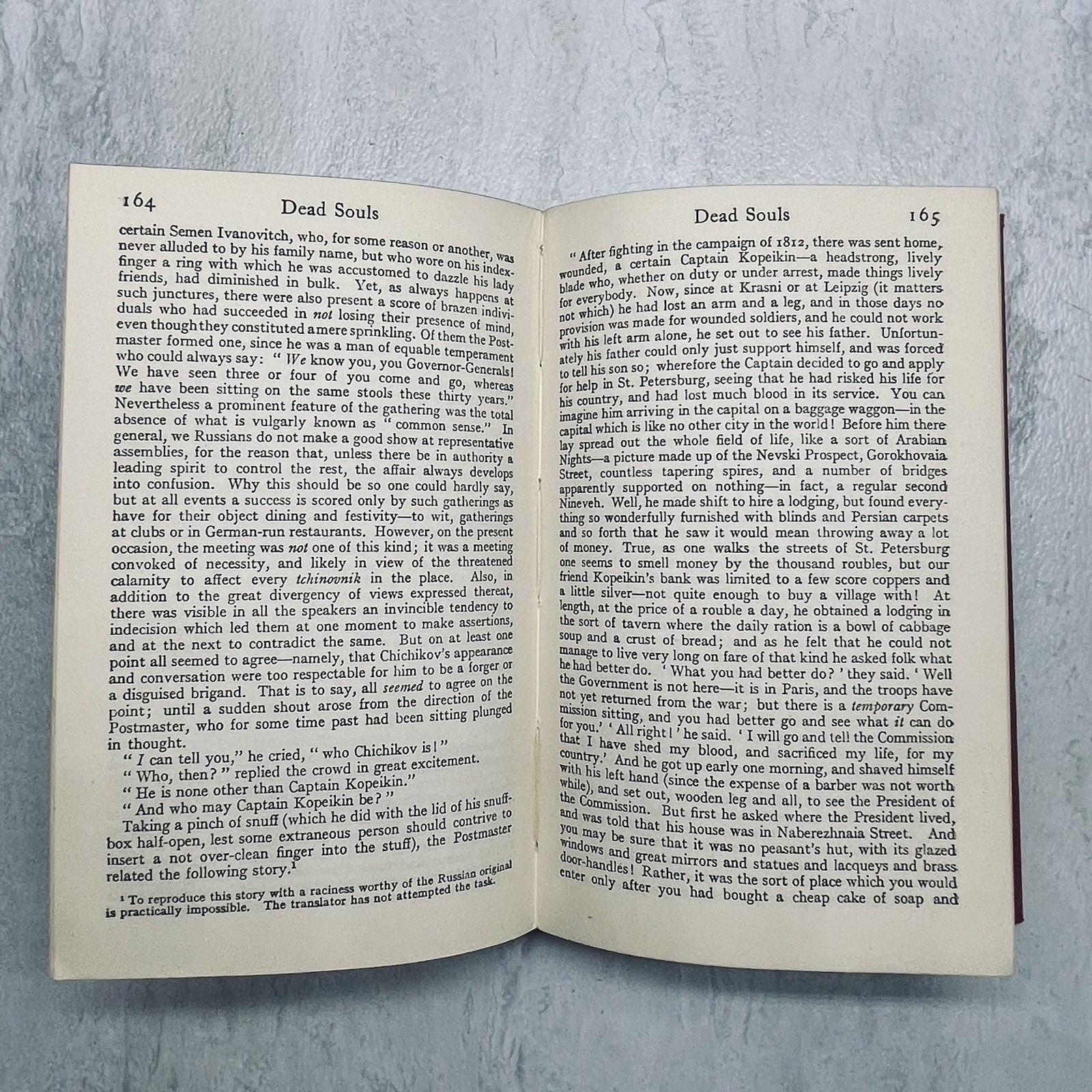 Dead Souls Nikolai Gogol 1931 Everyman’s Library #726 HC J.M. Dent