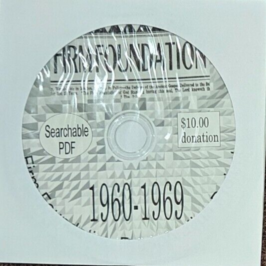 Firm Foundation Journal PDF files- Complete- 1884-2010- unrestricted pdf files